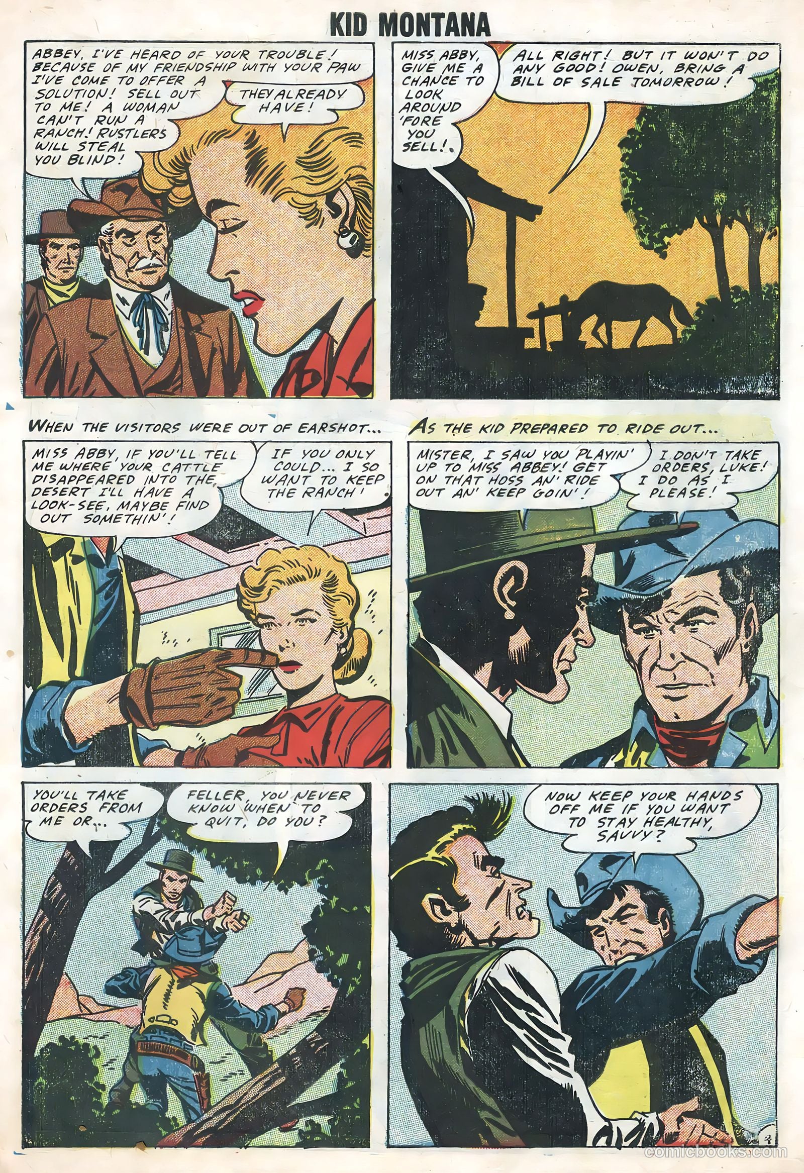 Kid Montana #13 (1958) — page 7 of 36
