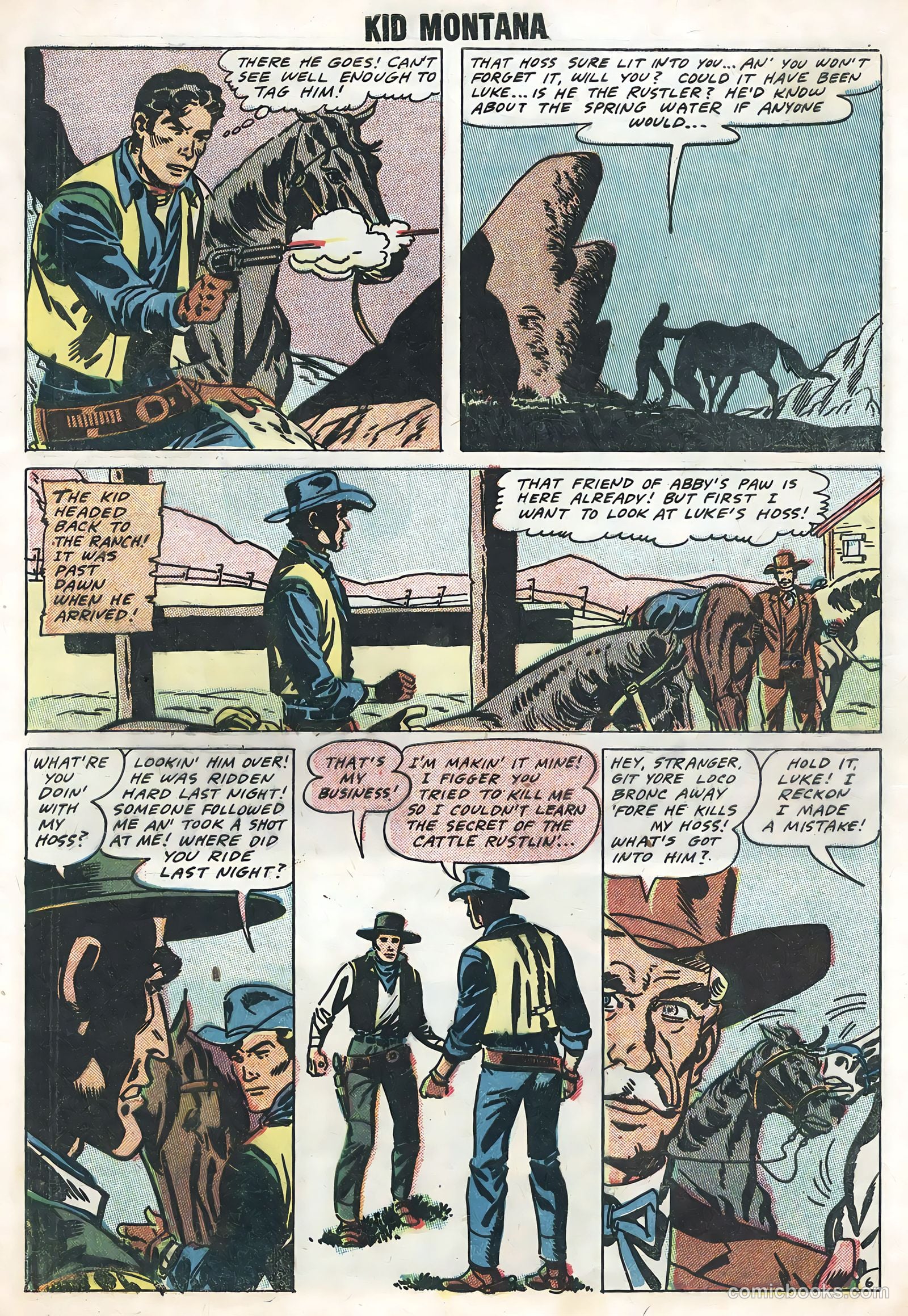 Kid Montana #13 (1958) — page 9 of 36