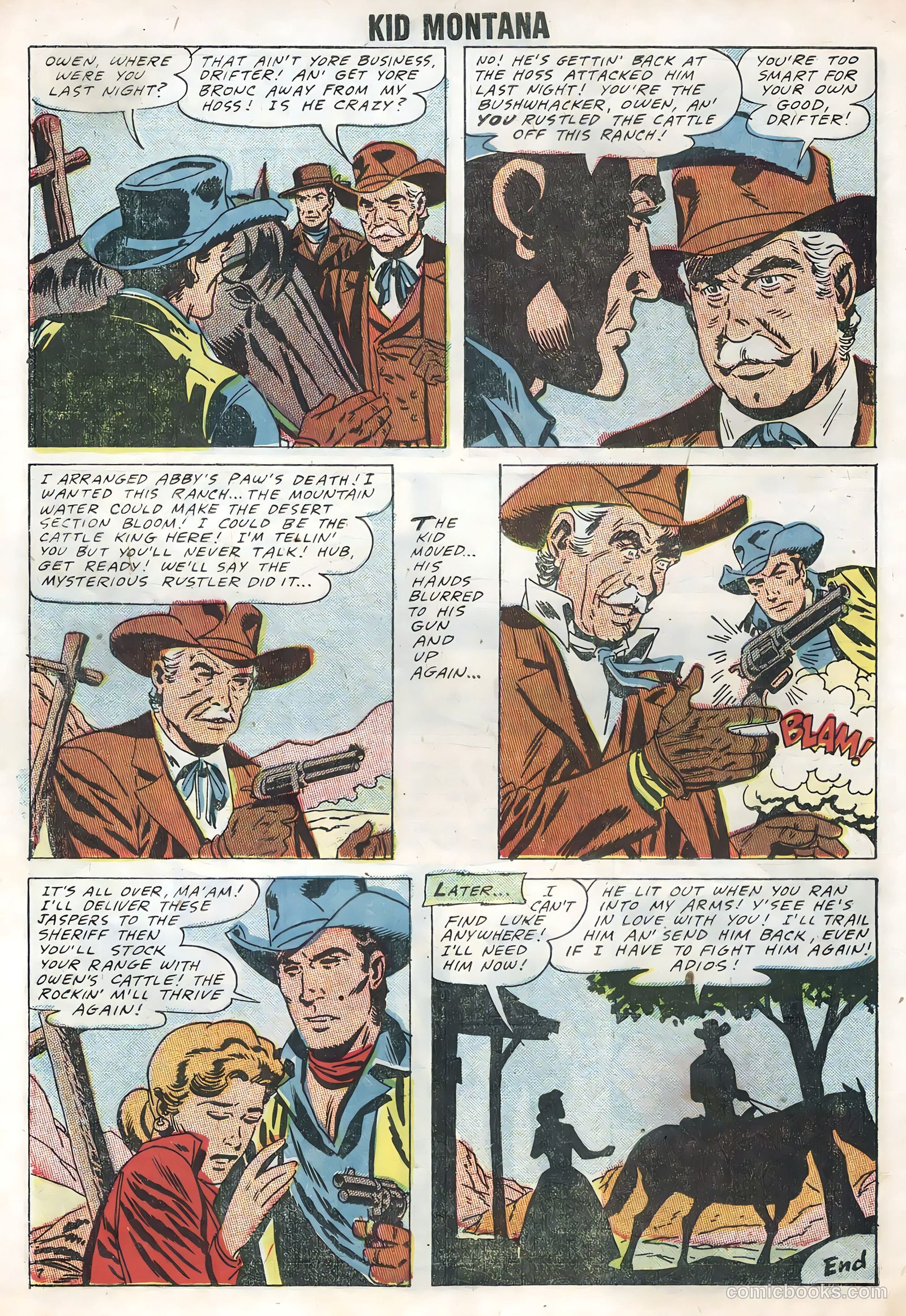 Kid Montana #13 (1958) — page 10 of 36