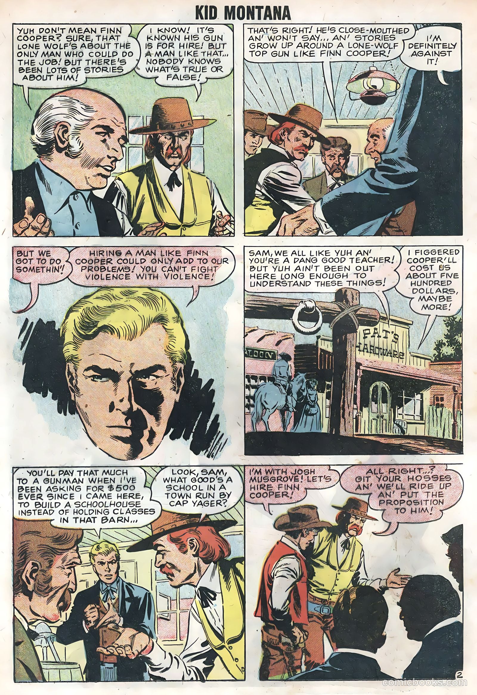 Kid Montana #13 (1958) — page 20 of 36