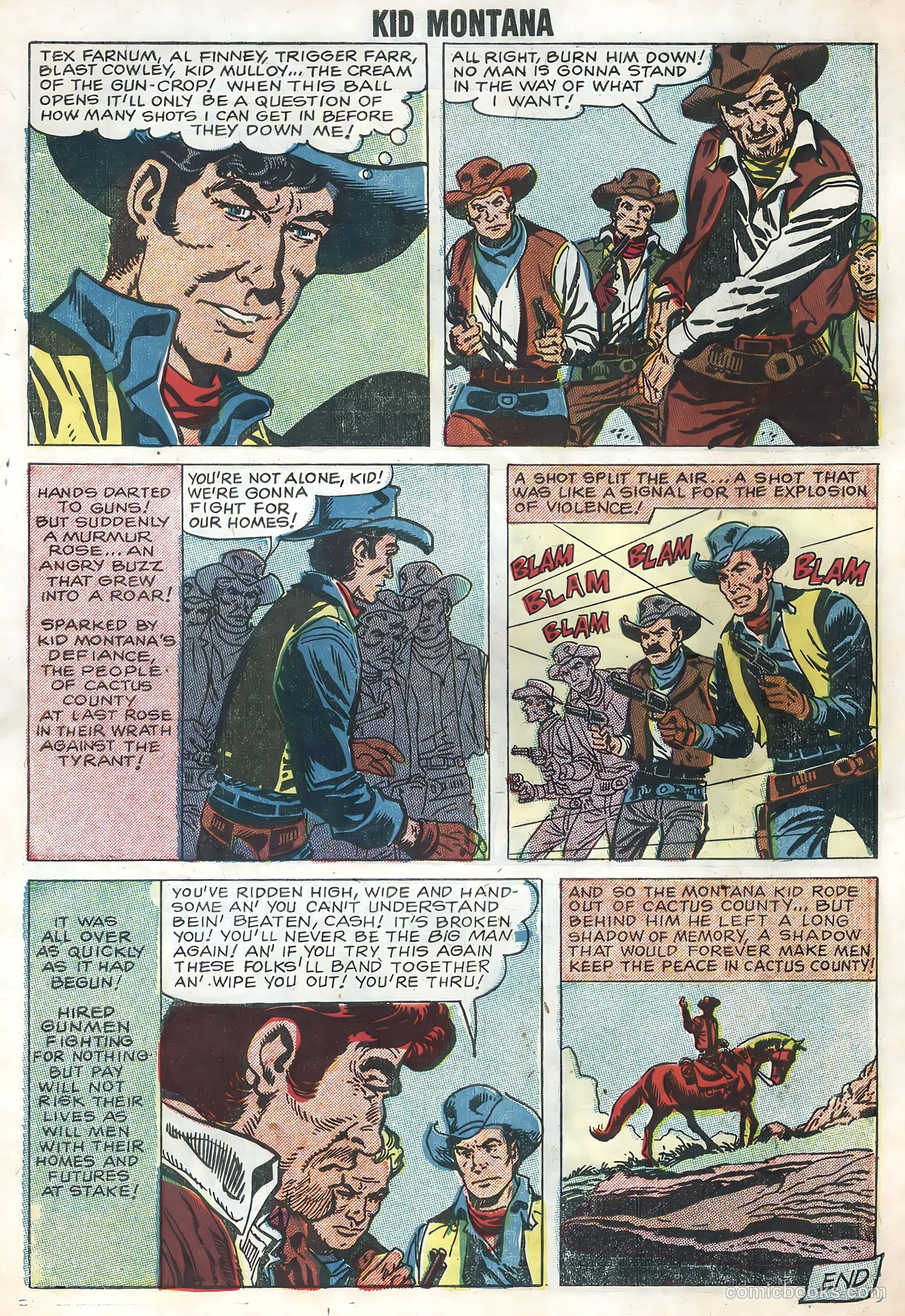Kid Montana #13 (1958) — page 30 of 36