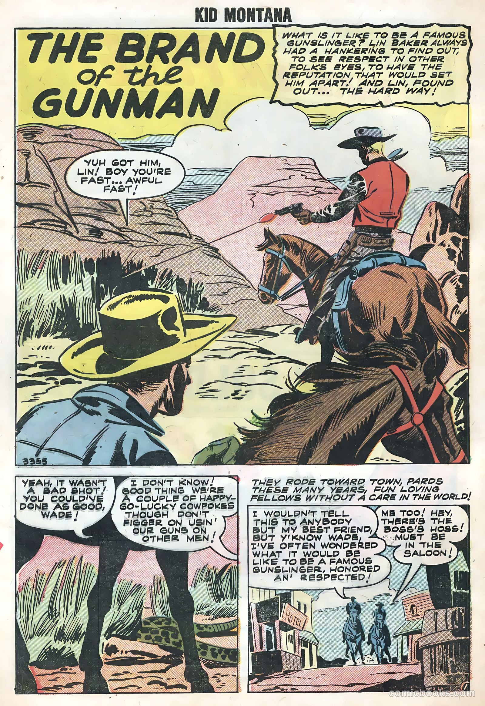 Kid Montana #13 (1958) — page 32 of 36