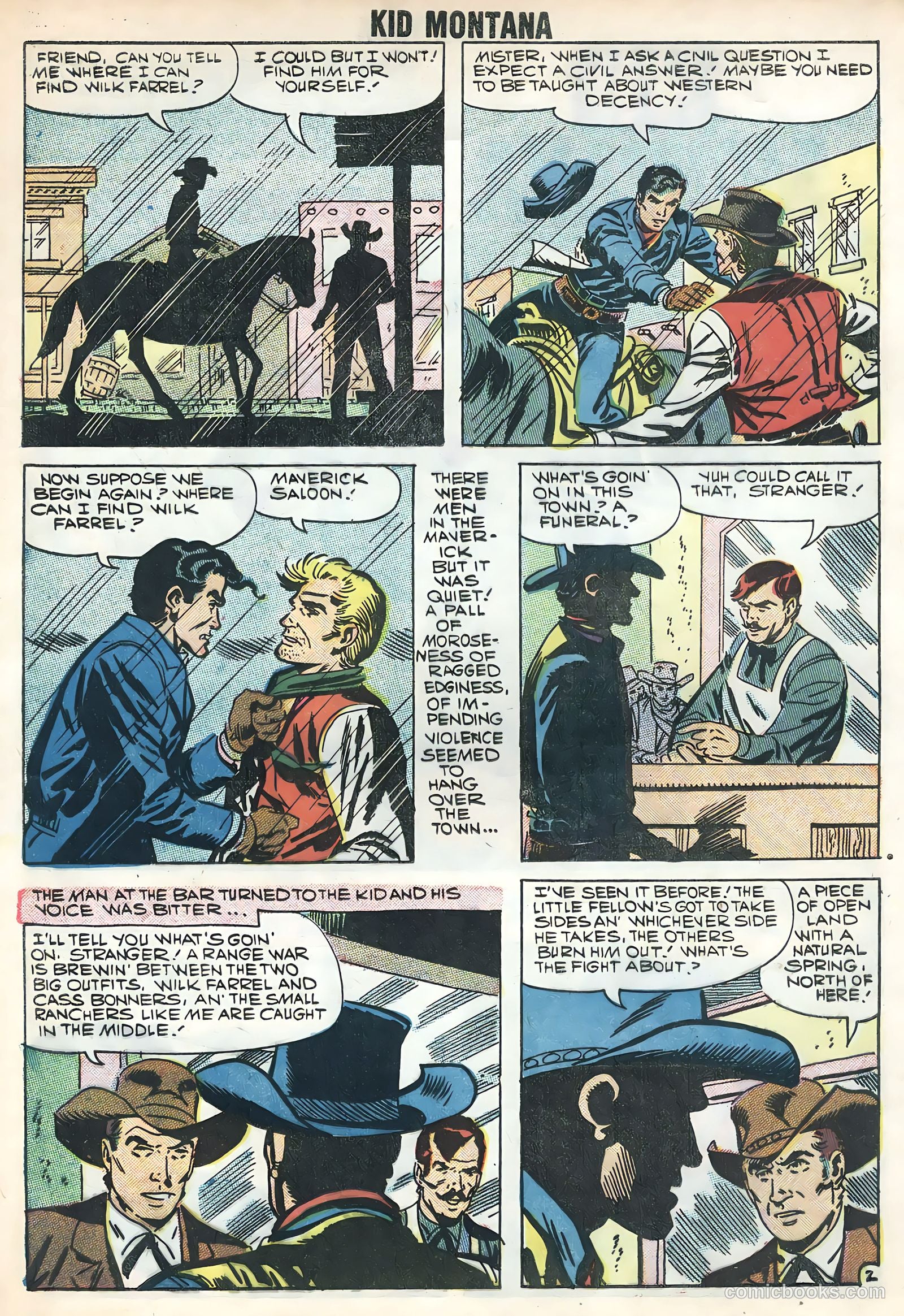 Kid Montana #14 (1958) — page 4 of 36