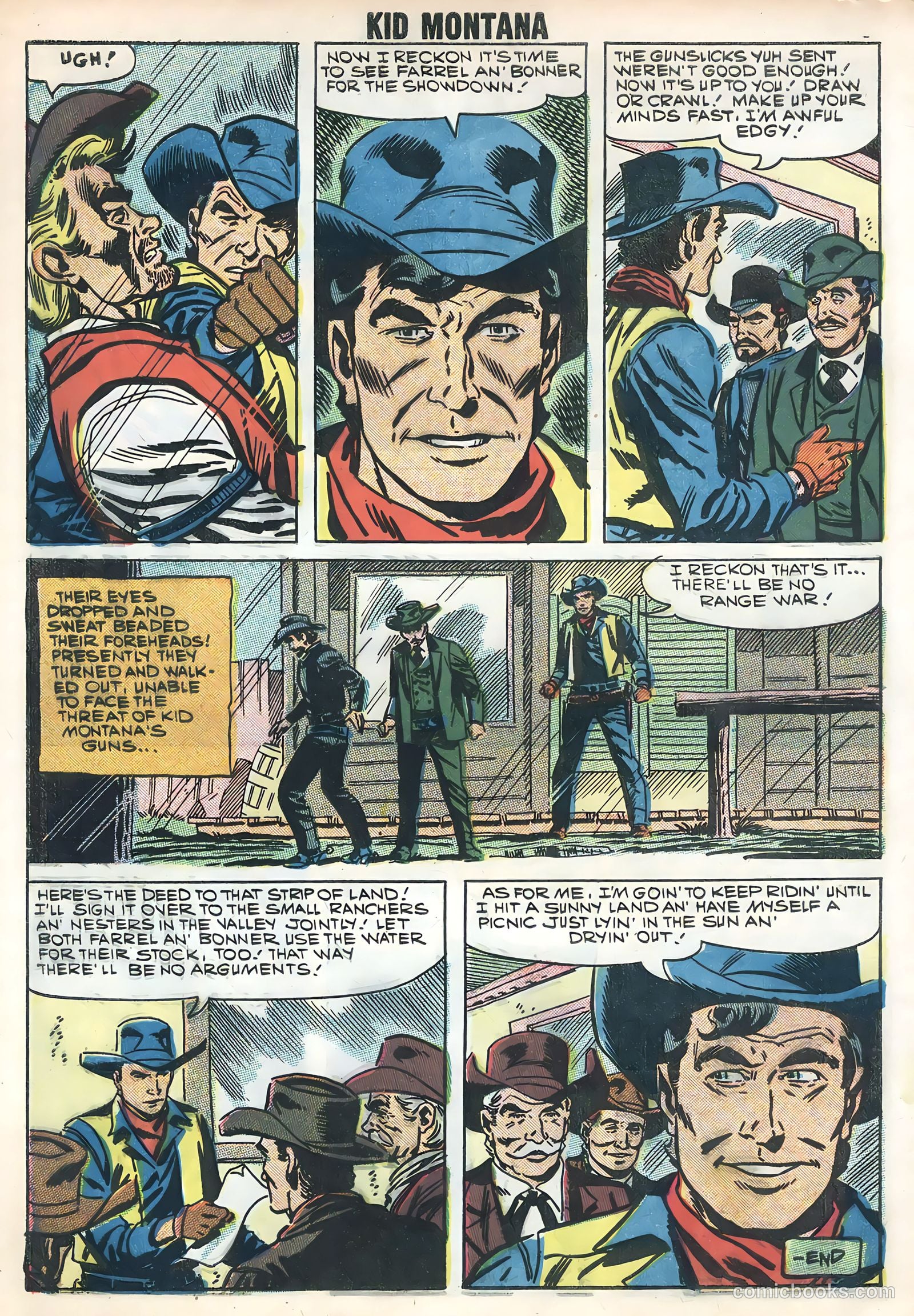 Kid Montana #14 (1958) — page 8 of 36