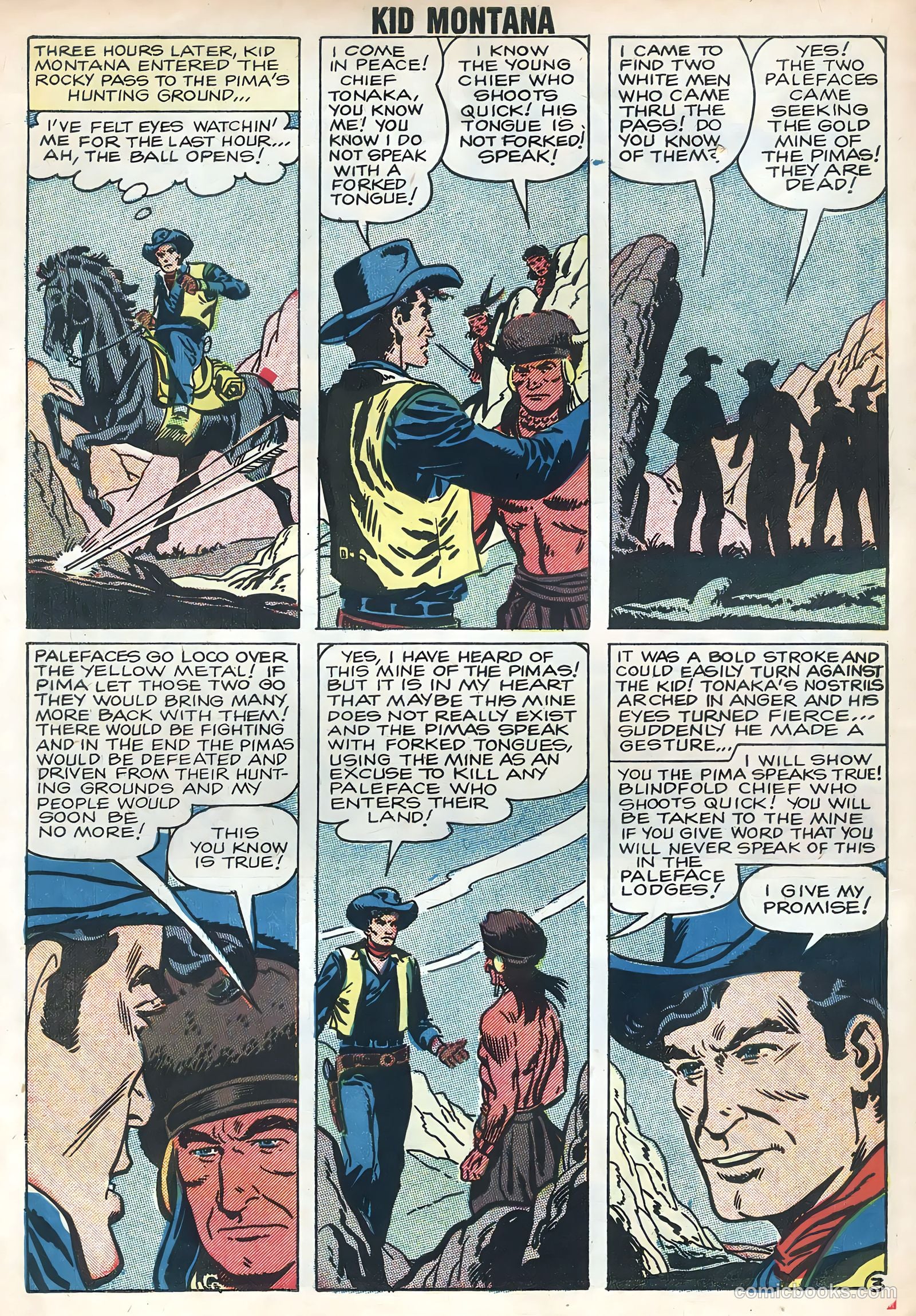 Kid Montana #14 (1958) — page 30 of 36