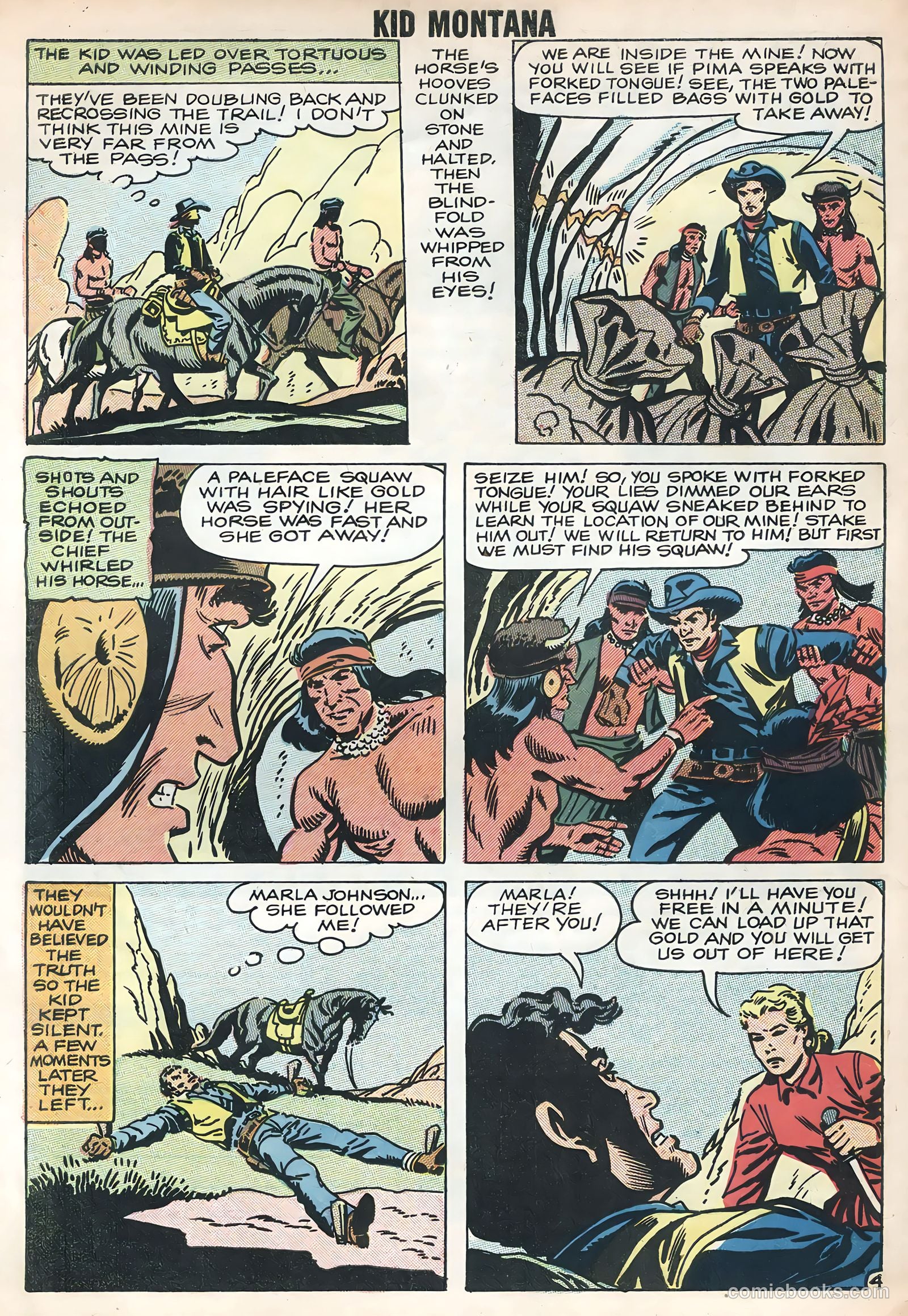 Kid Montana #14 (1958) — page 32 of 36