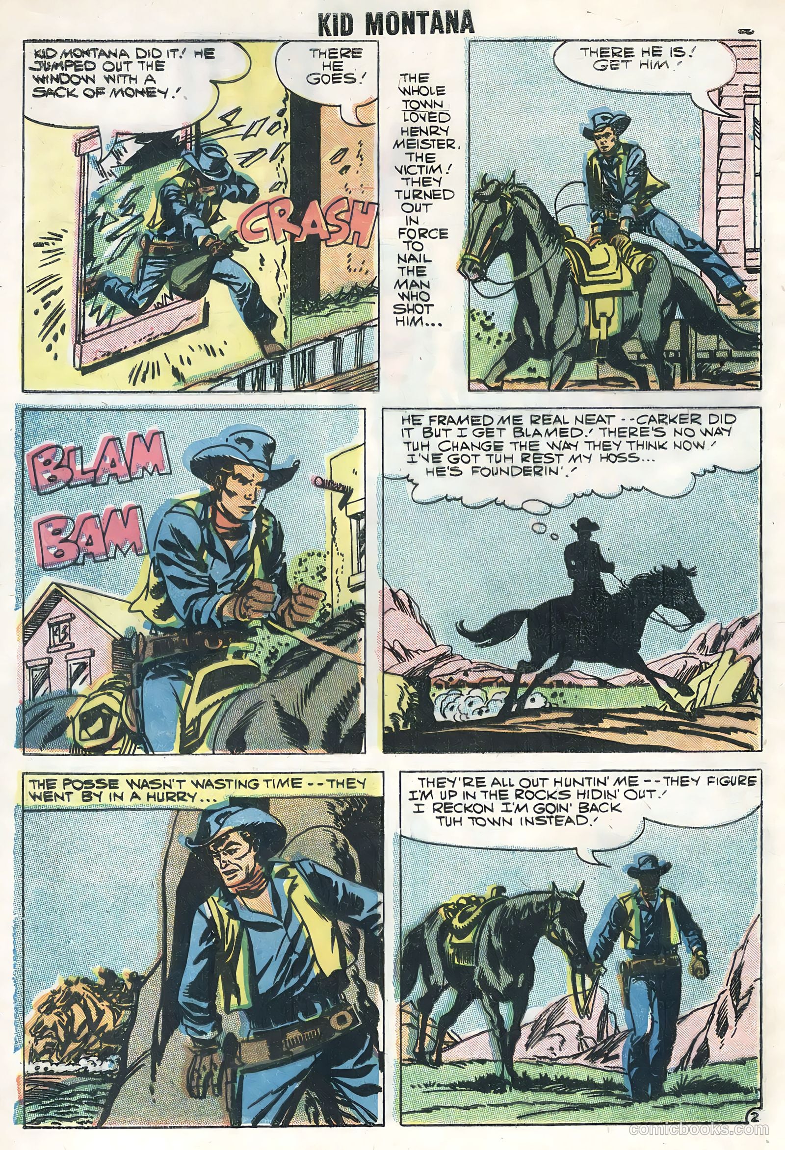 Kid Montana #15 (1958) — page 4 of 36