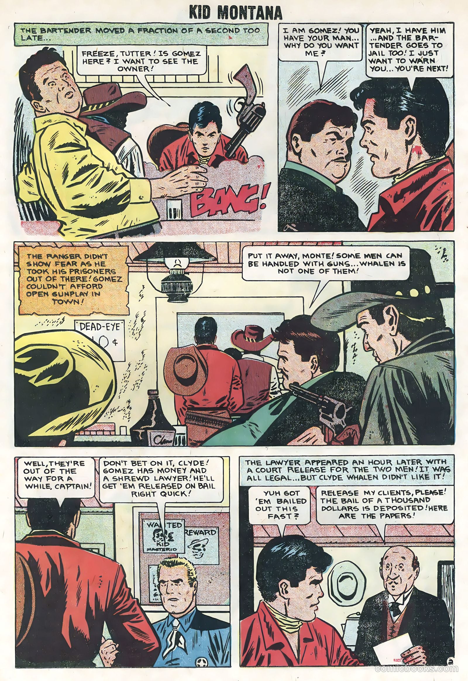 Kid Montana #15 (1958) — page 23 of 36