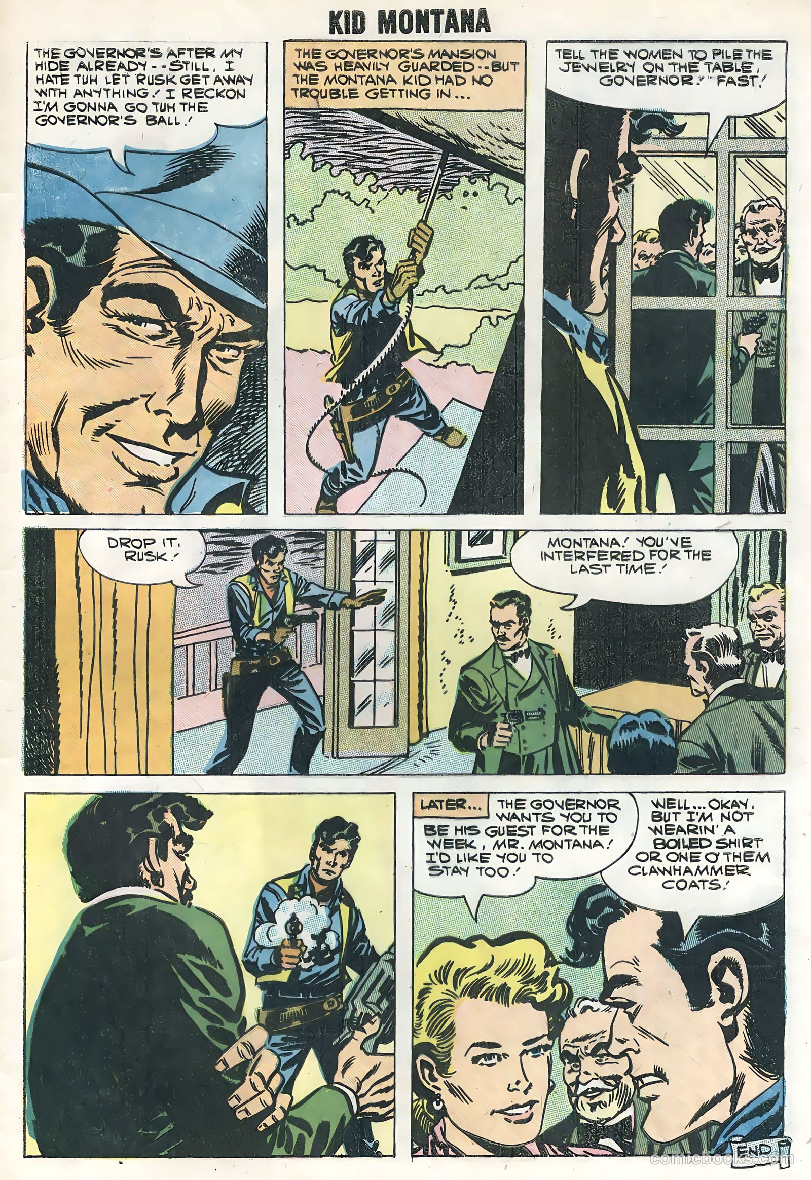 Kid Montana #15 (1958) — page 33 of 36
