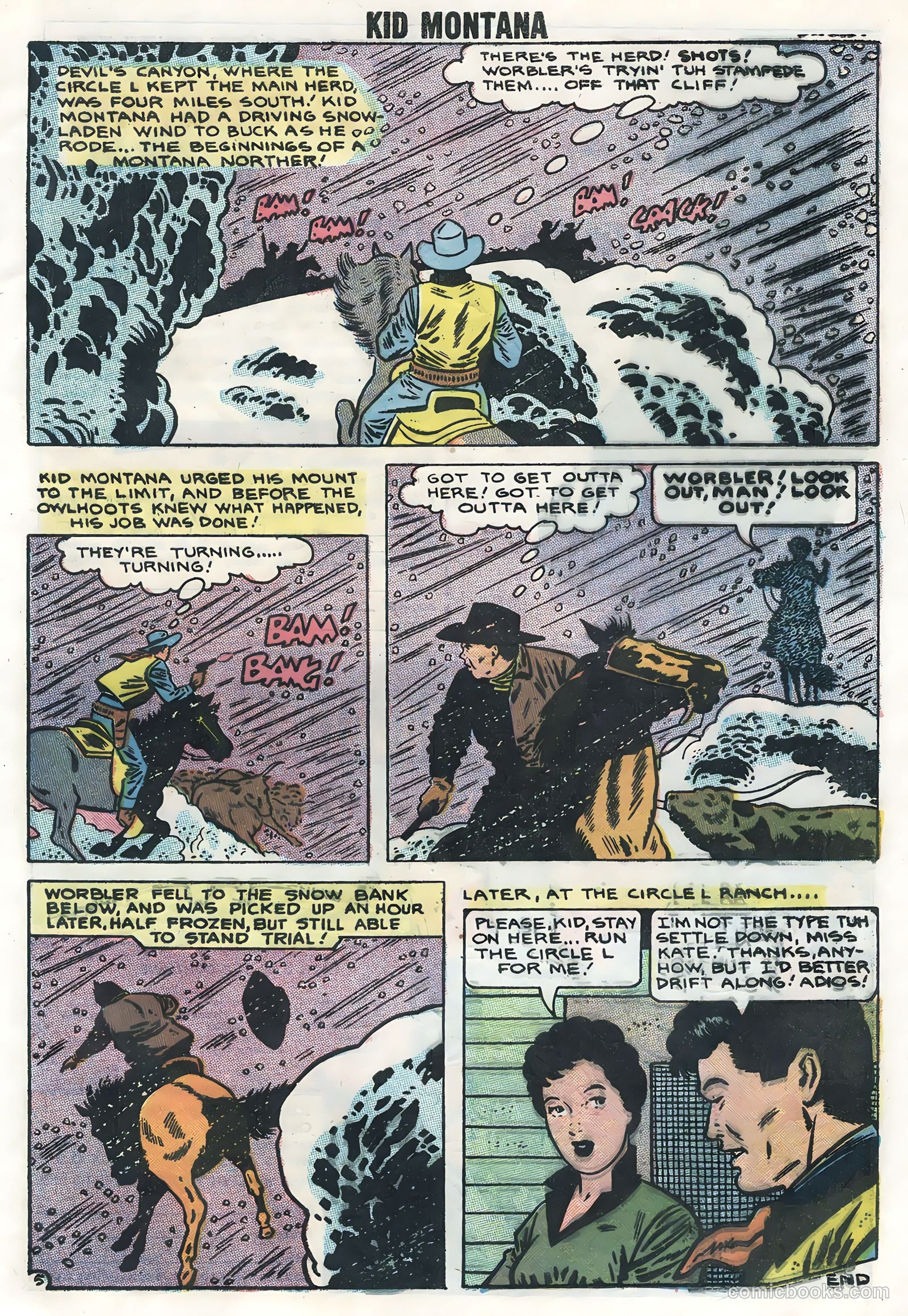 Kid Montana #16 (1959) — page 32 of 35