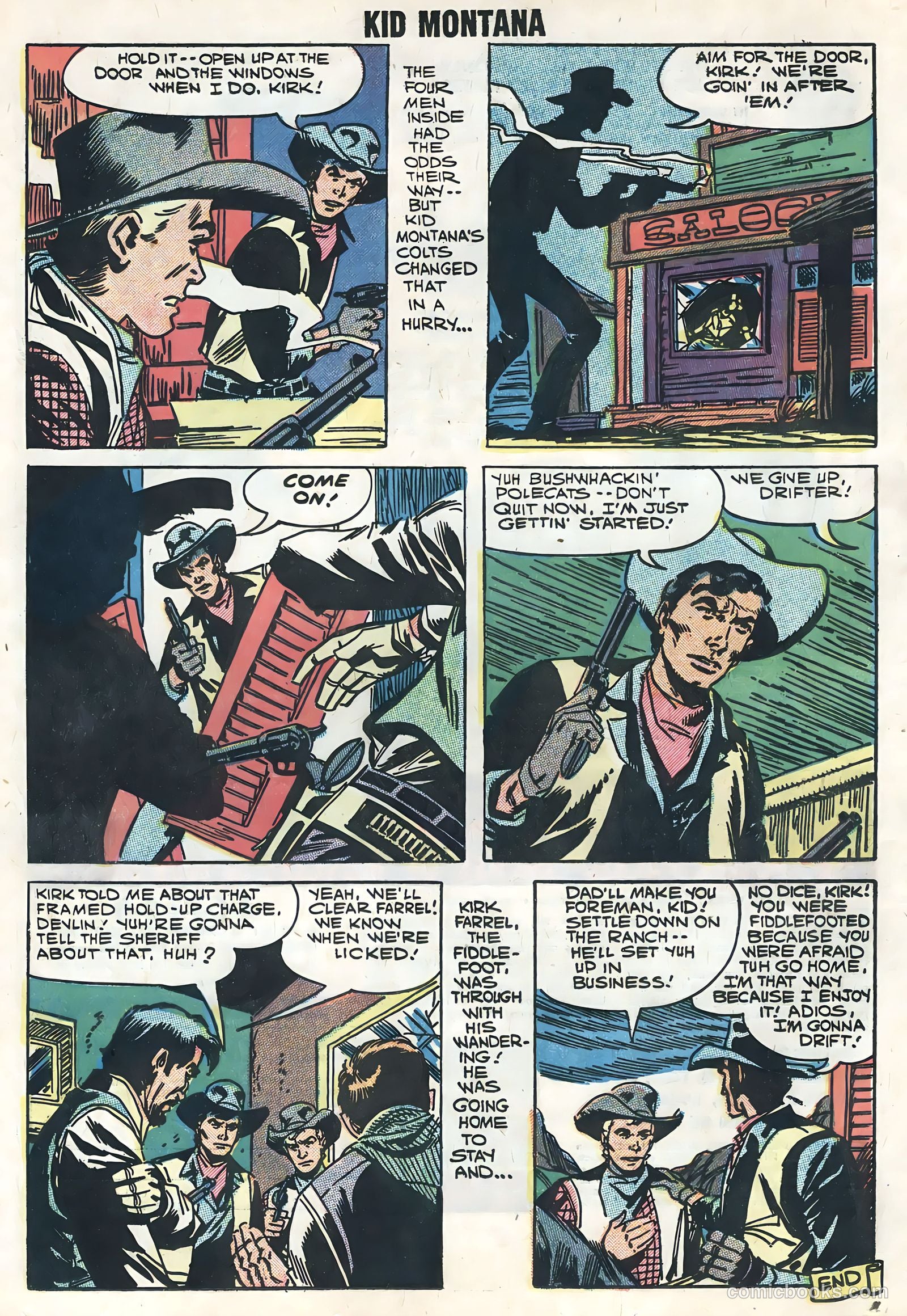 Kid Montana #17 (1959) — page 16 of 36