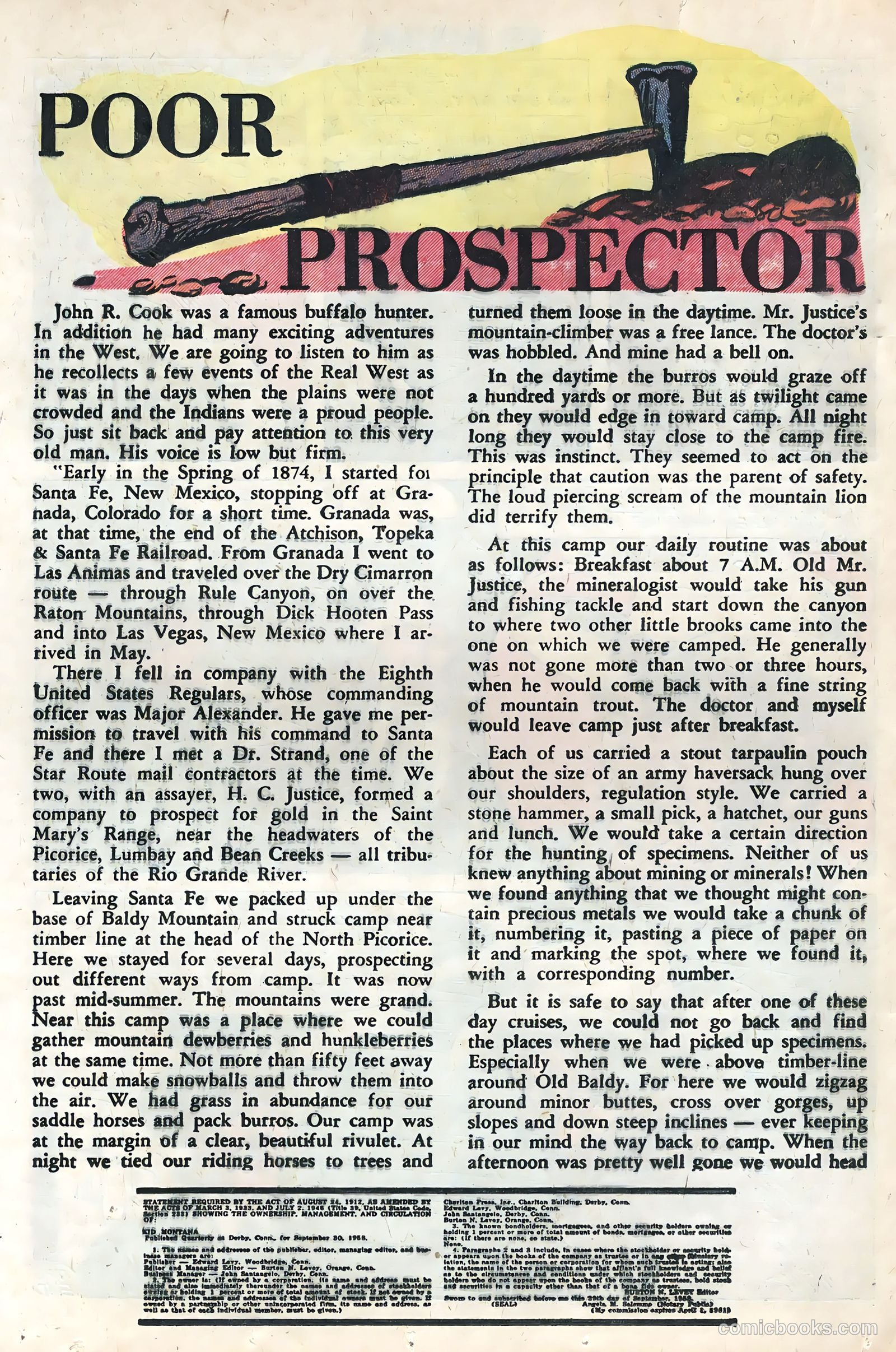 Kid Montana #17 (1959) — page 20 of 36