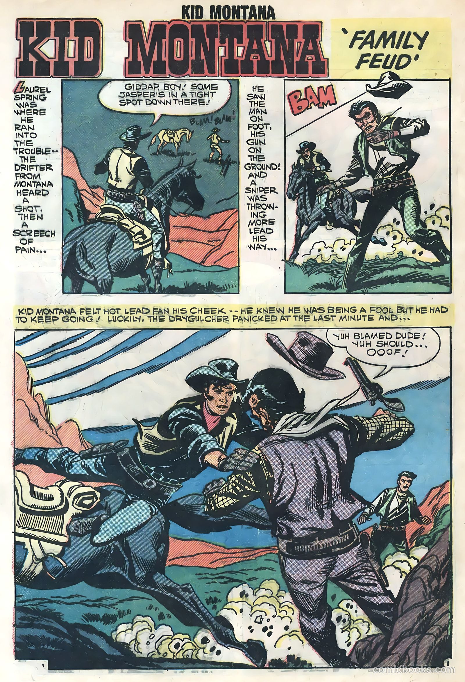 Kid Montana #17 (1959) — page 28 of 36