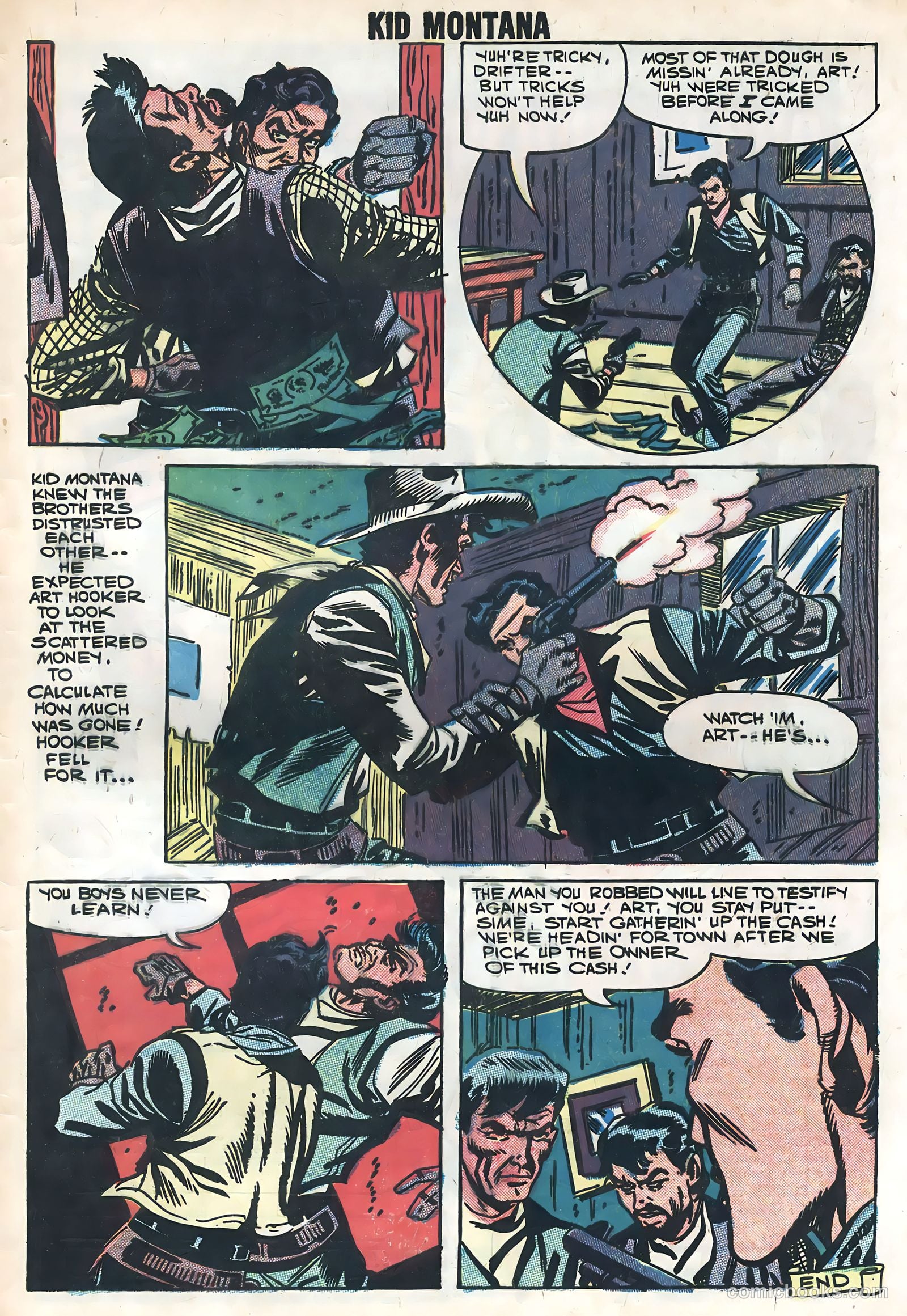 Kid Montana #17 (1959) — page 33 of 36