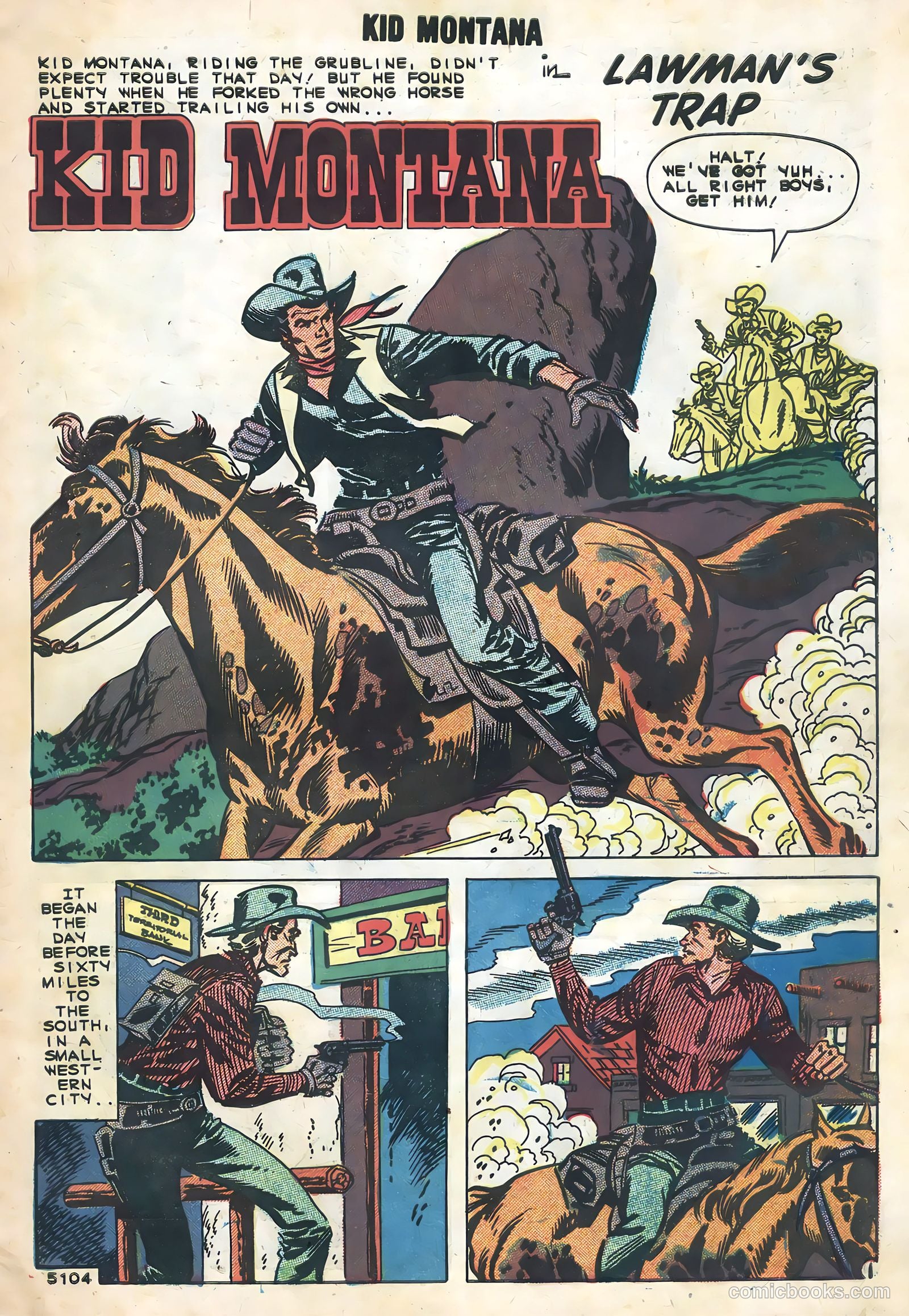 Kid Montana #18 (1959) — page 3 of 35