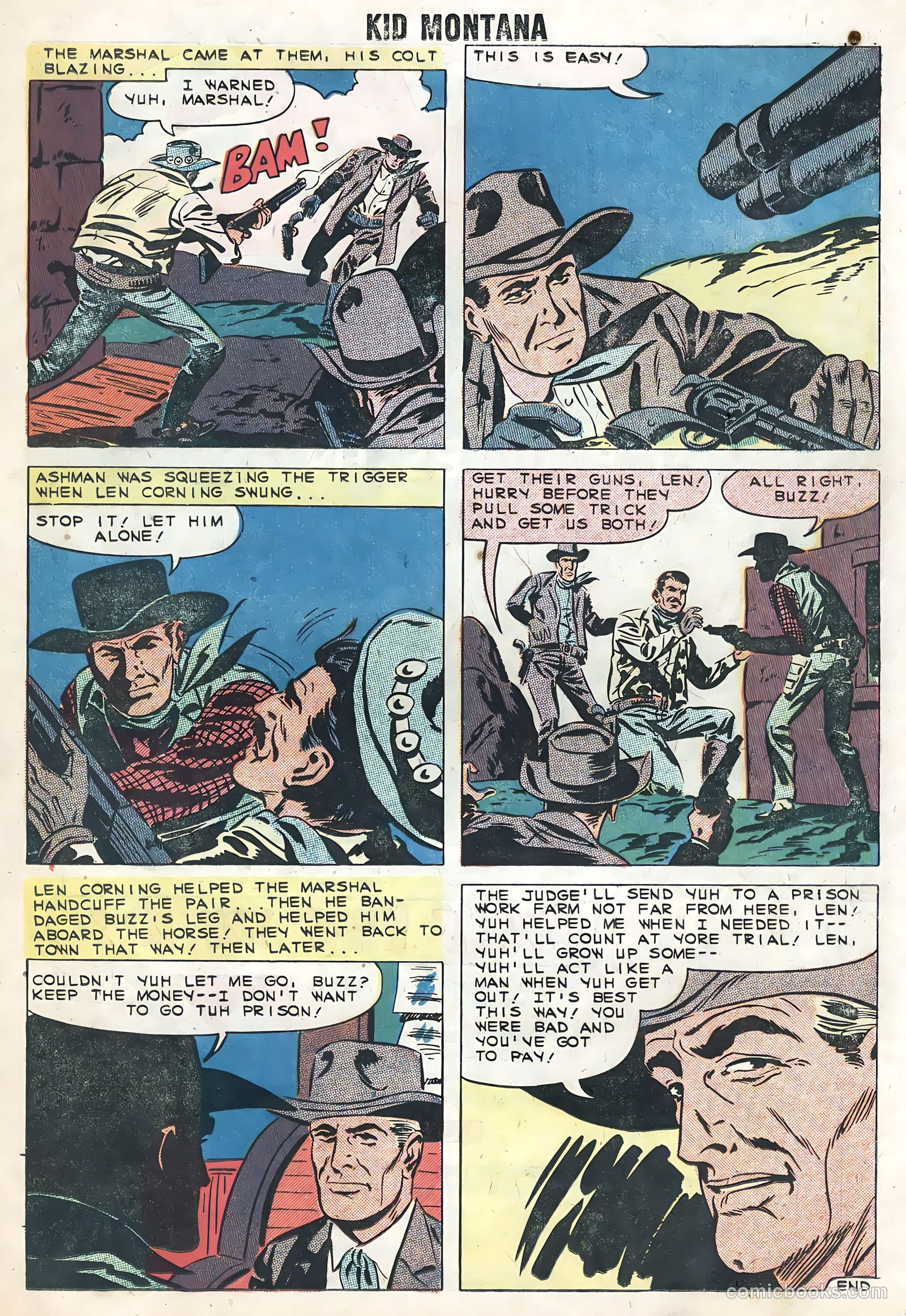 Kid Montana #18 (1959) — page 23 of 35