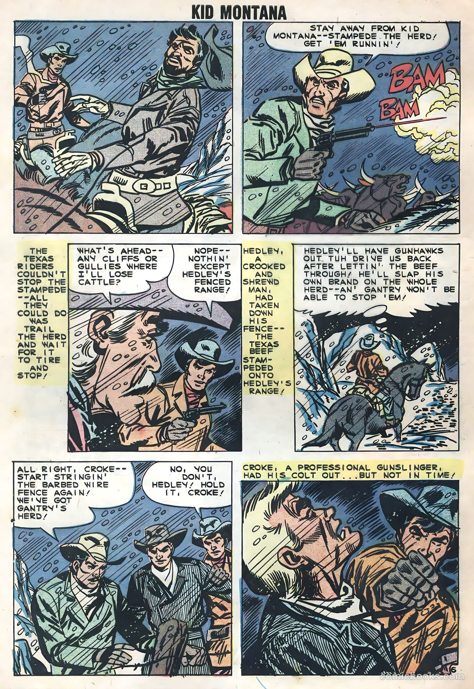 Kid Montana #18 (1959) — page 32 of 35