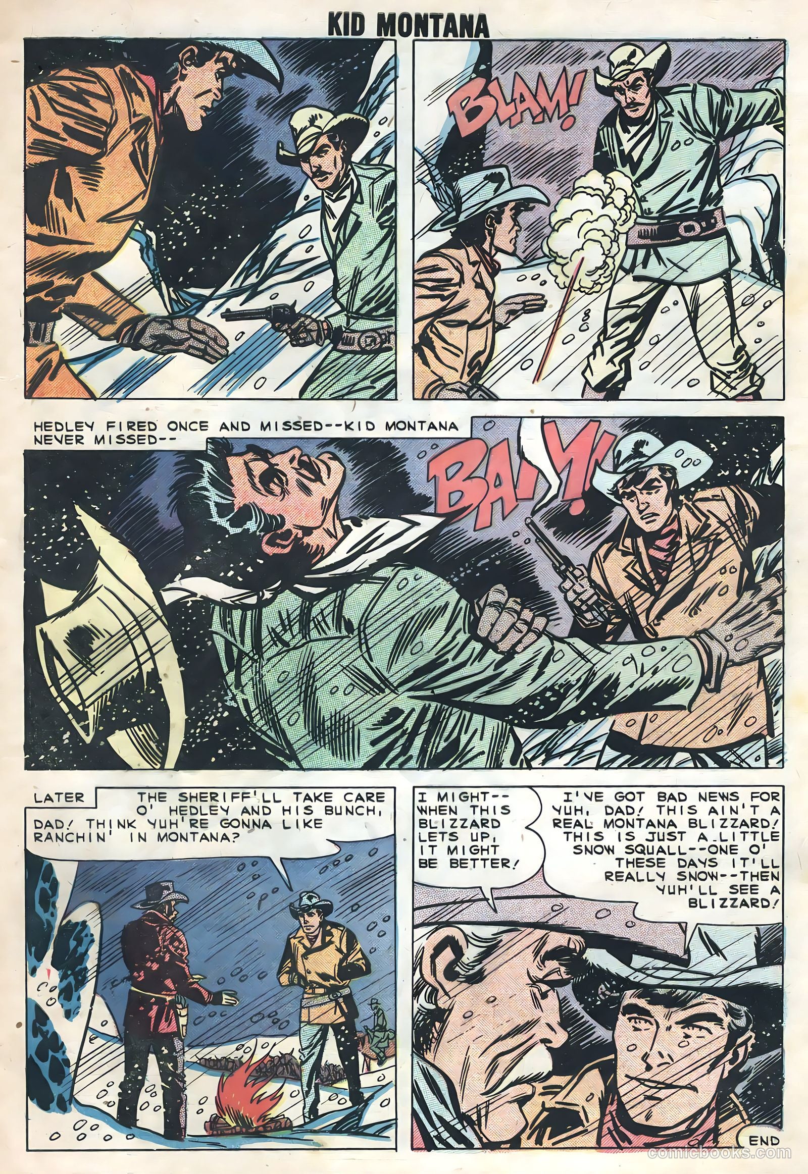 Kid Montana #18 (1959) — page 33 of 35