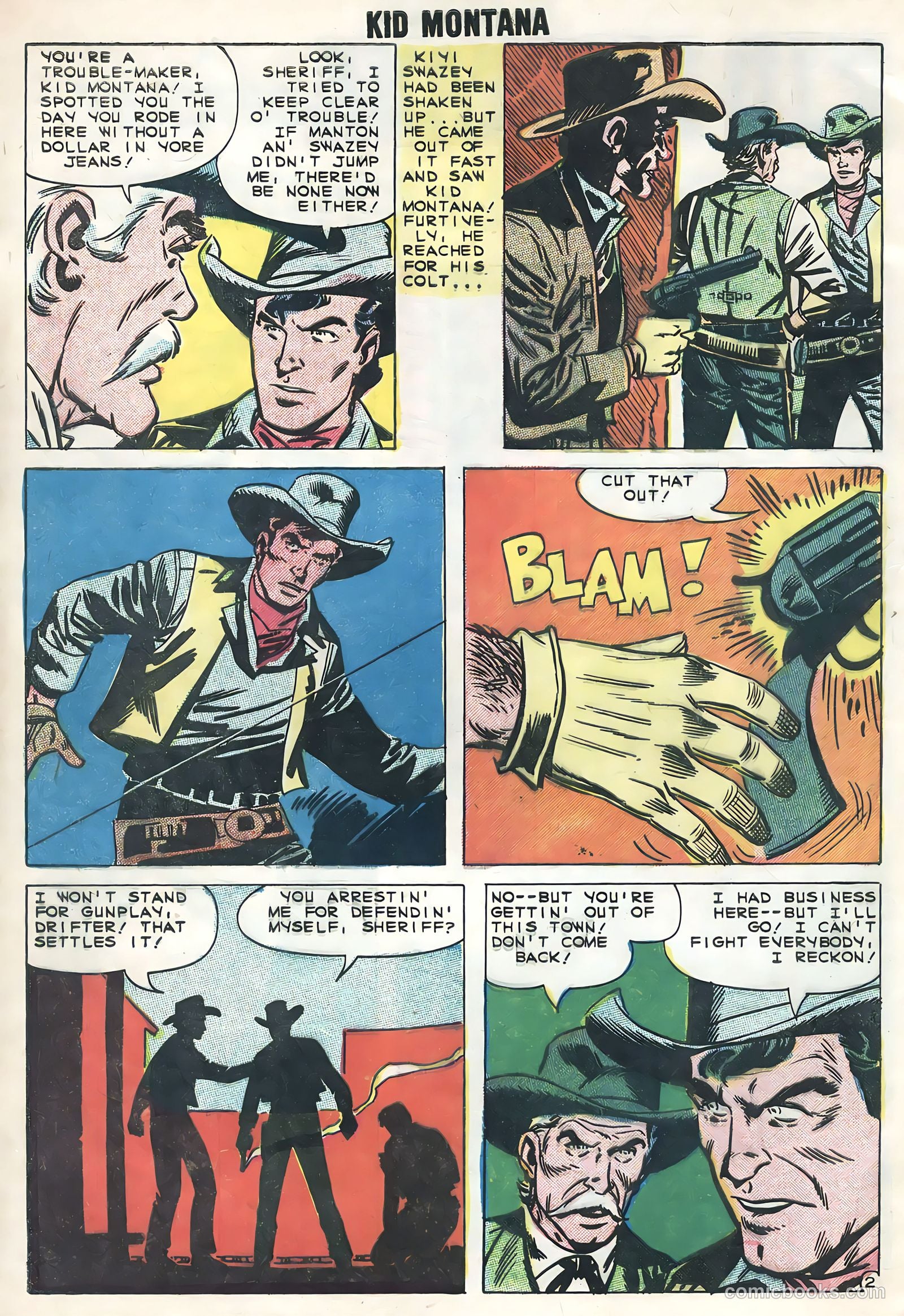 Kid Montana #19 (1959) — page 4 of 36