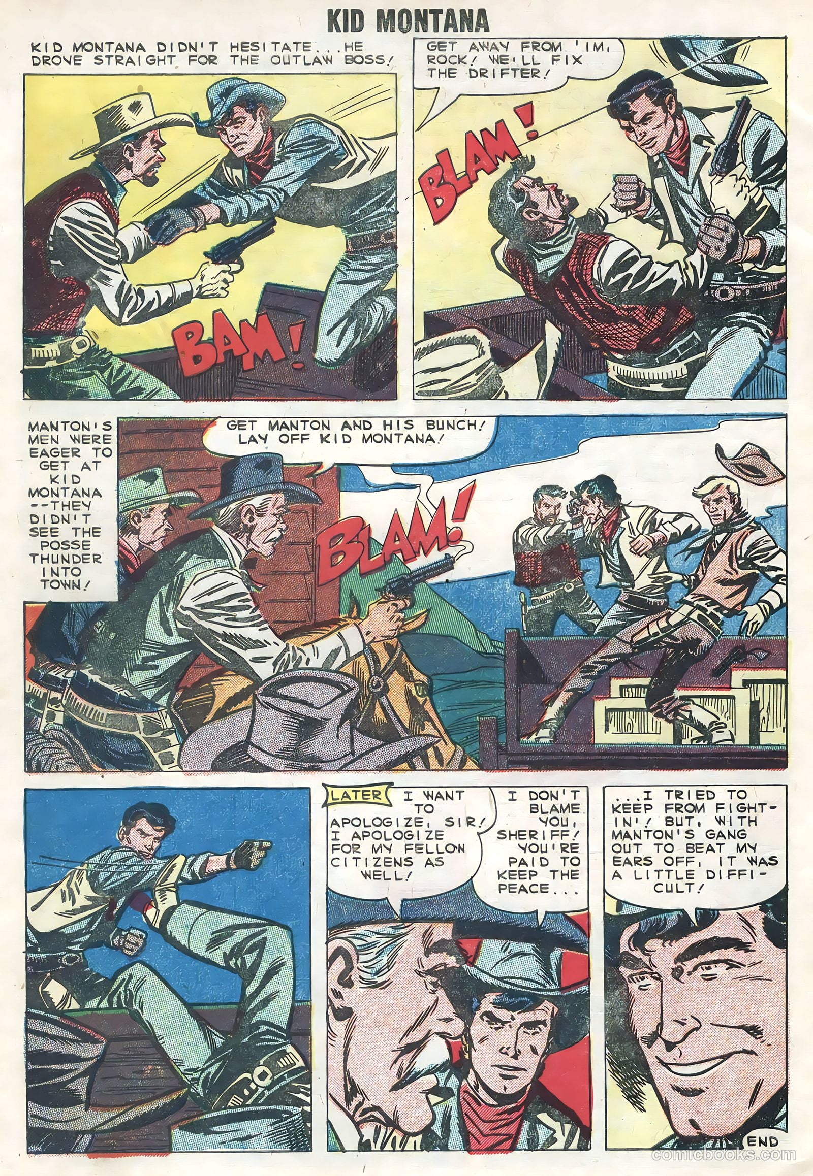 Kid Montana #19 (1959) — page 10 of 36