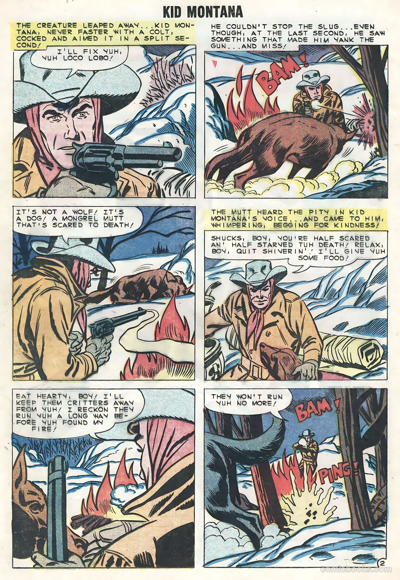 Kid Montana #19 (1959) — page 16 of 36