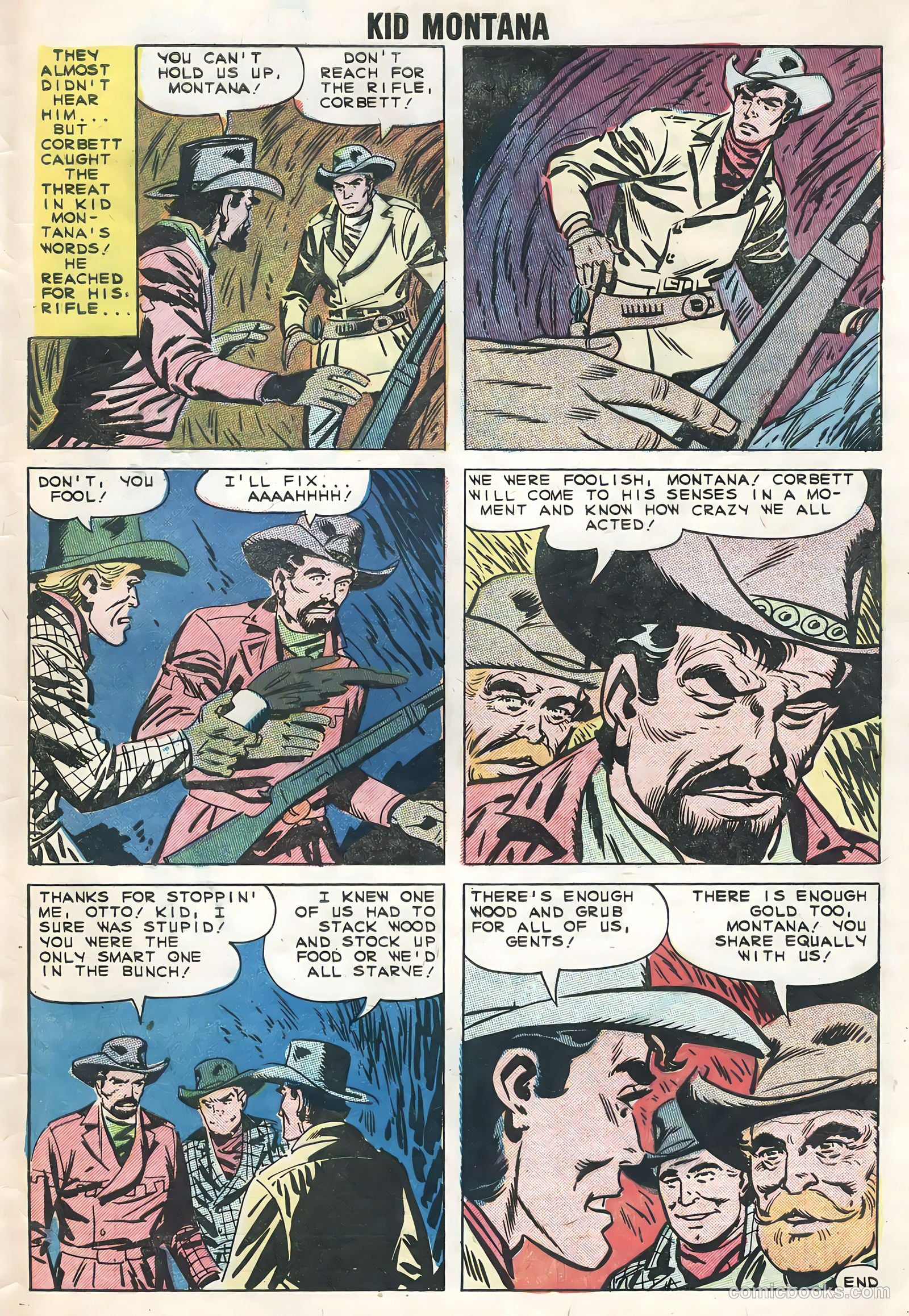 Kid Montana #19 (1959) — page 33 of 36