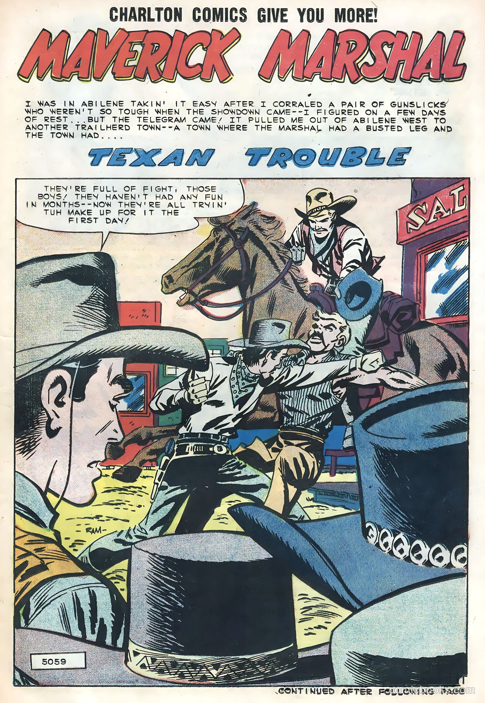 Kid Montana #20 (1959) — page 21 of 36