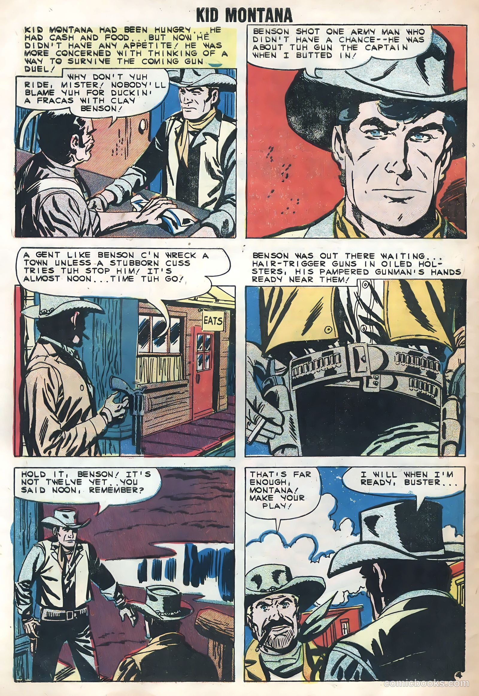 Kid Montana #20 (1959) — page 32 of 36