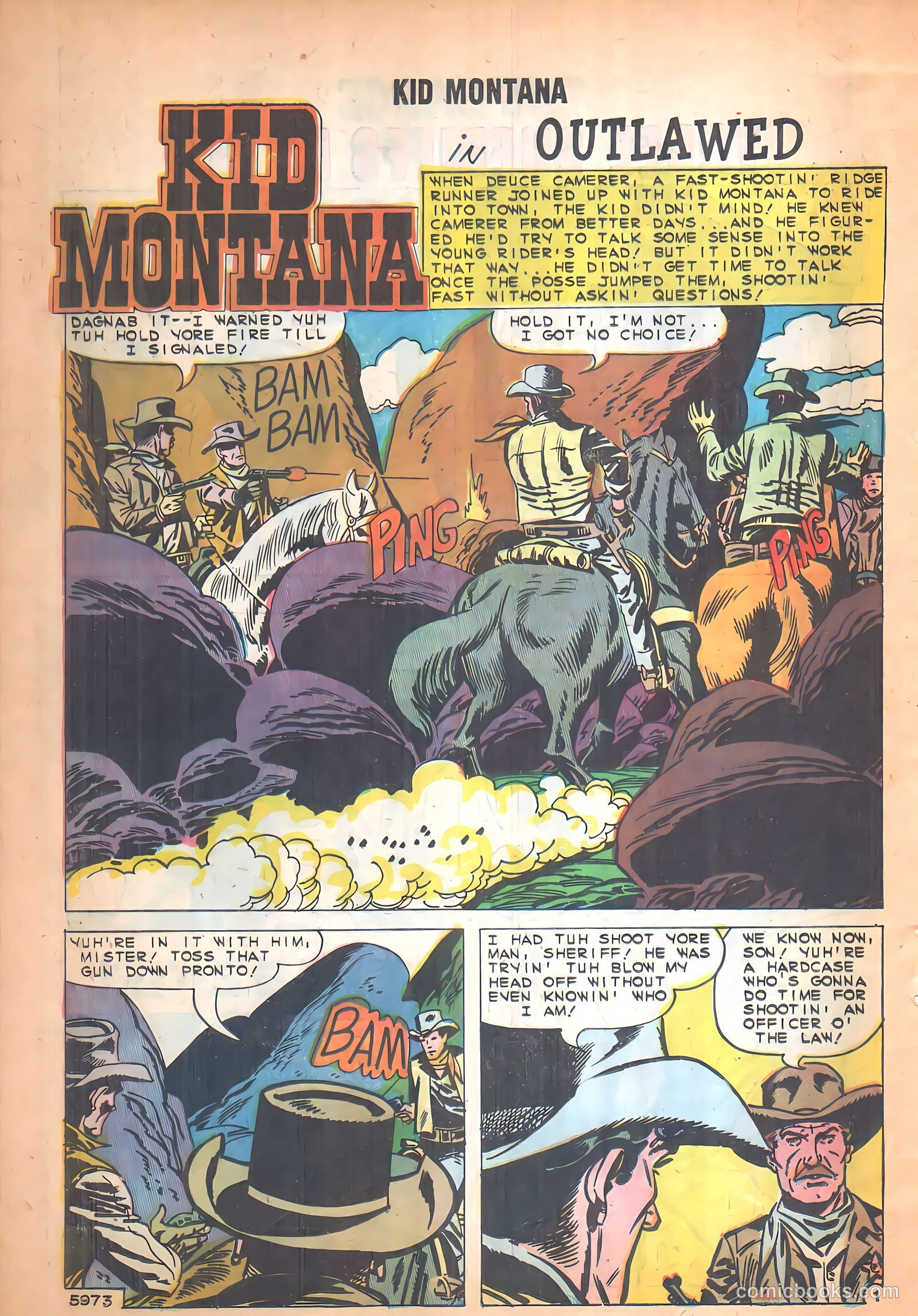 Kid Montana #21 (1960) — page 12 of 36