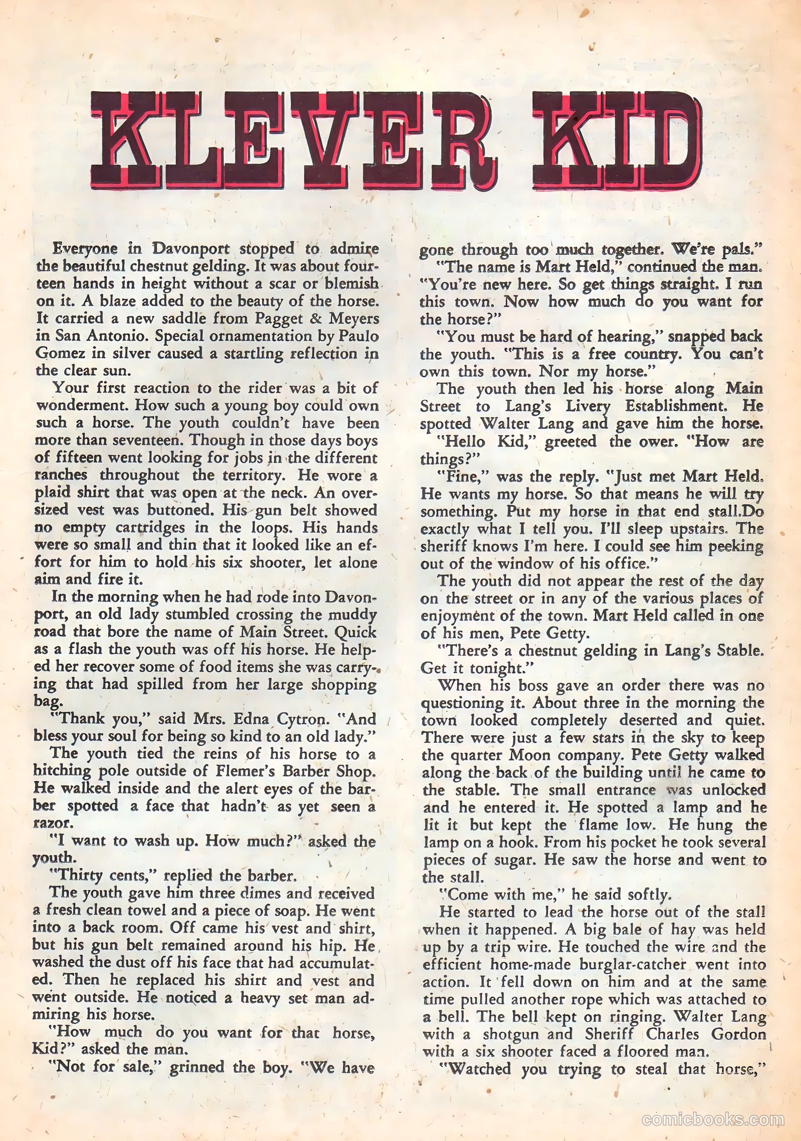 Kid Montana #25 (1960) — page 19 of 36
