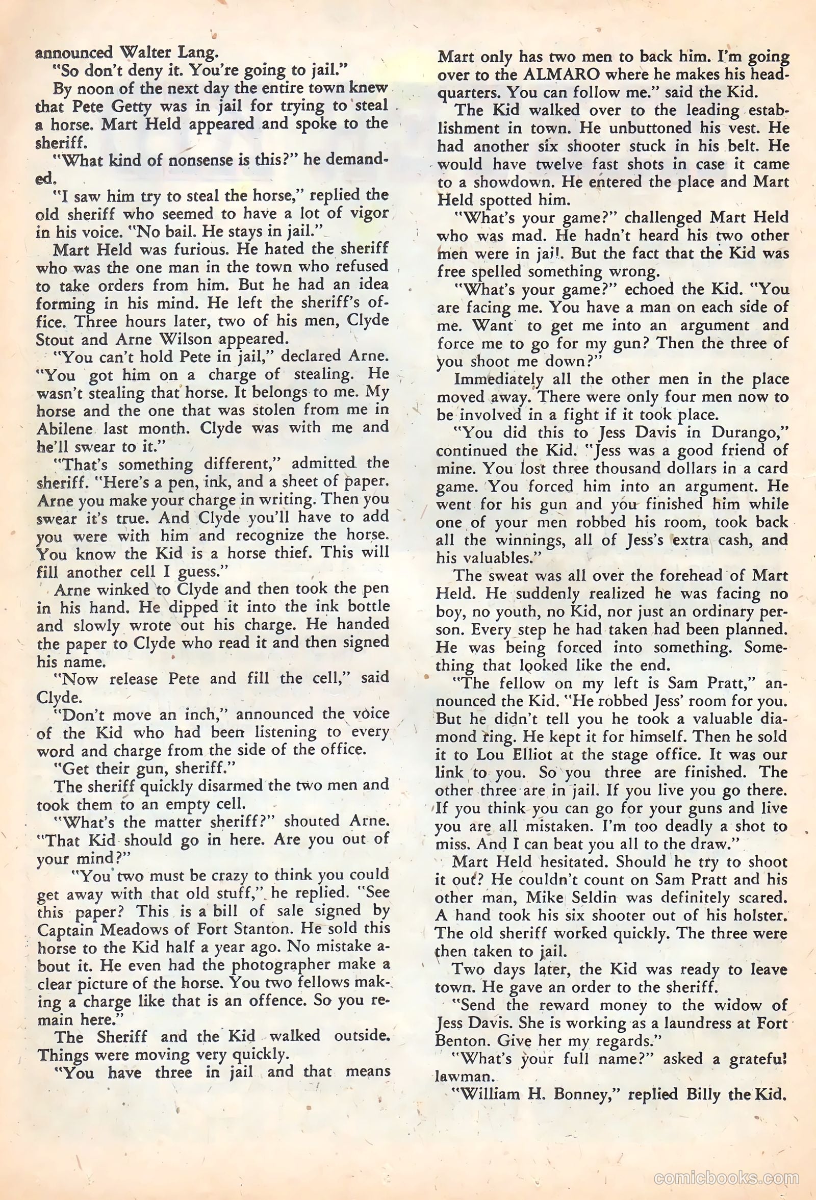Kid Montana #25 (1960) — page 20 of 36