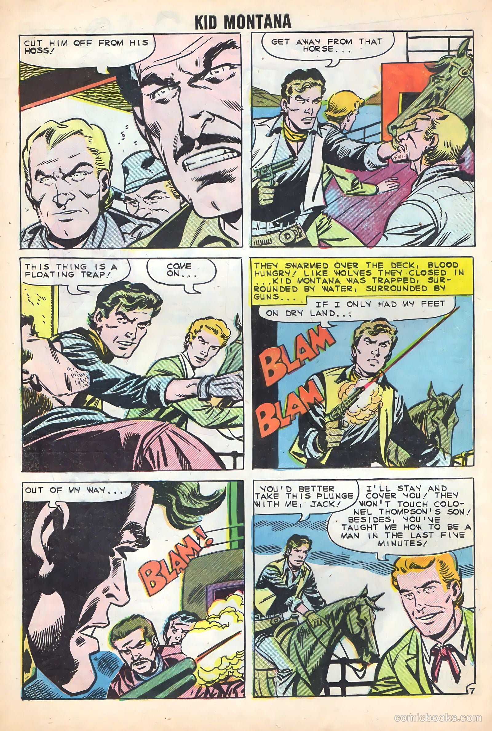 Kid Montana #25 (1960) — page 32 of 36