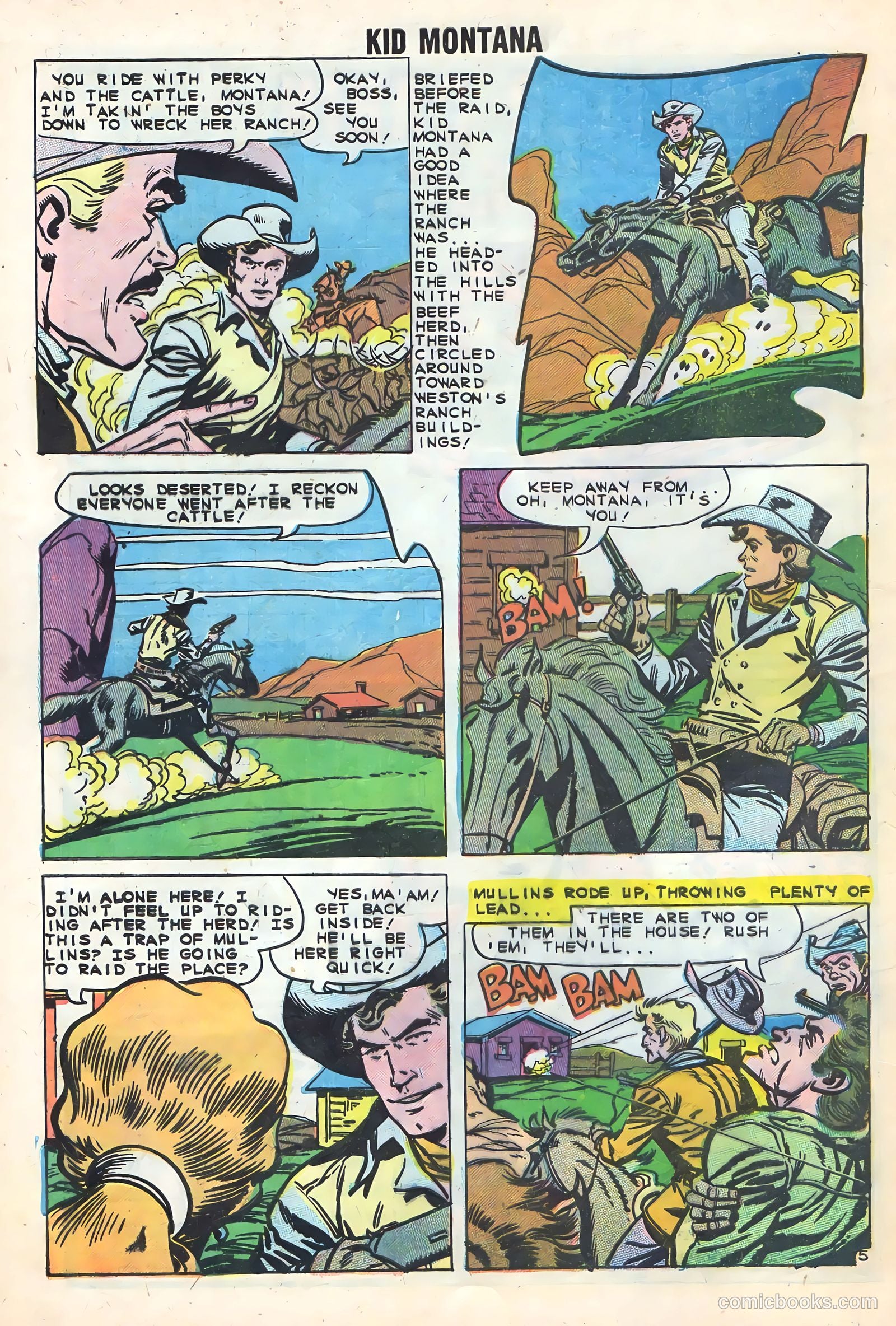 Kid Montana #26 (1960) — page 32 of 36