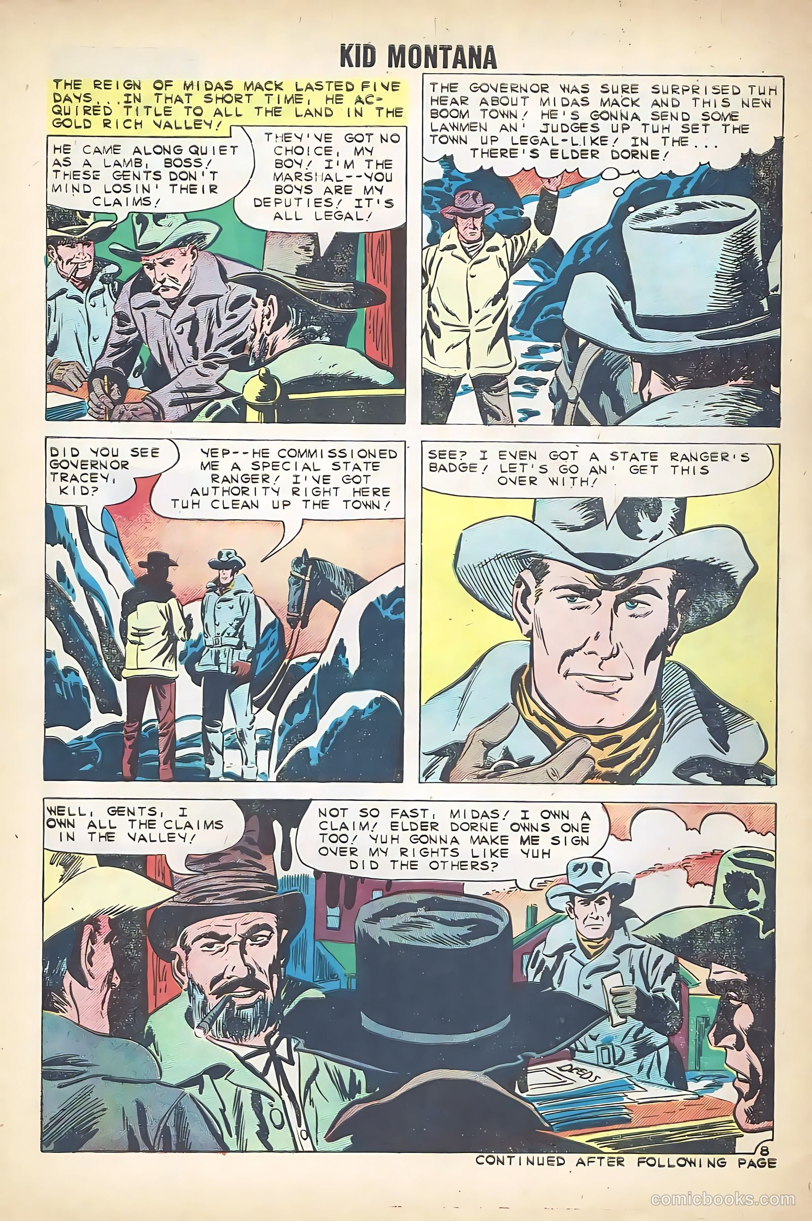 Kid Montana #27 (1961) — page 30 of 36