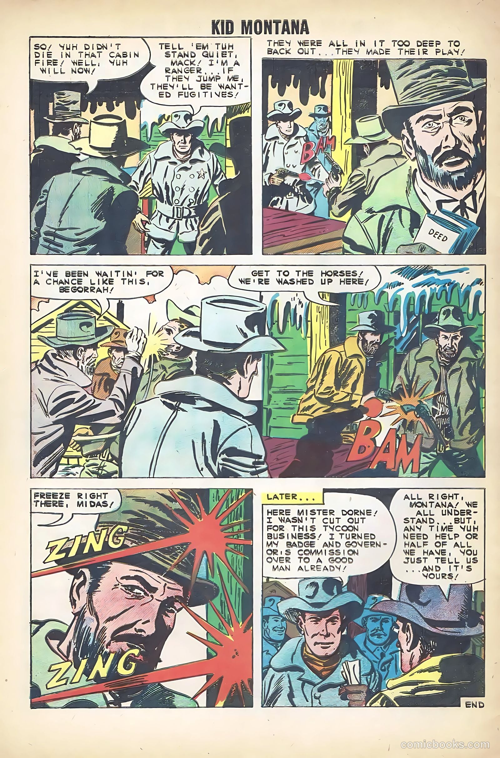 Kid Montana #27 (1961) — page 32 of 36