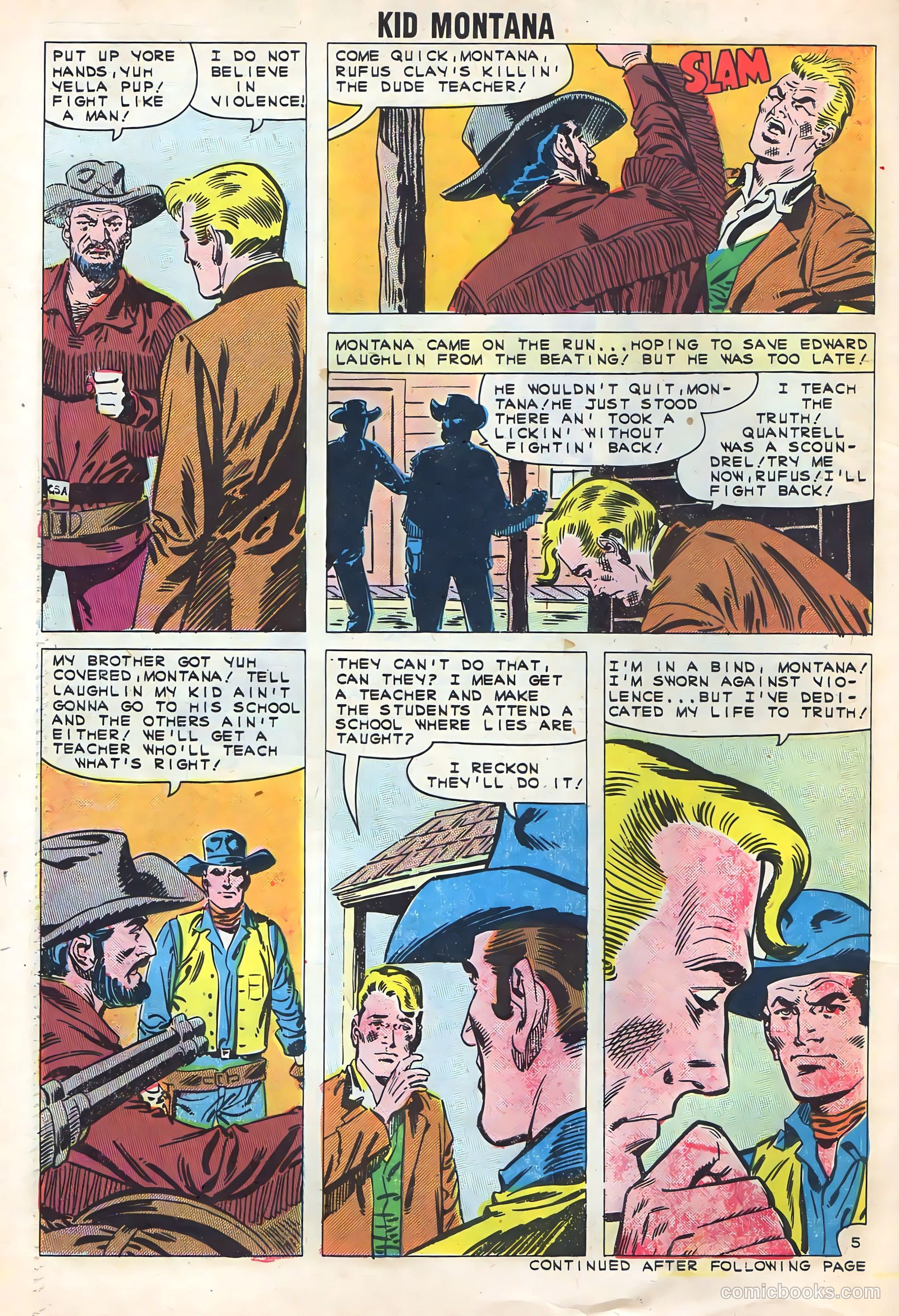 Kid Montana #30 (1961) — page 30 of 36