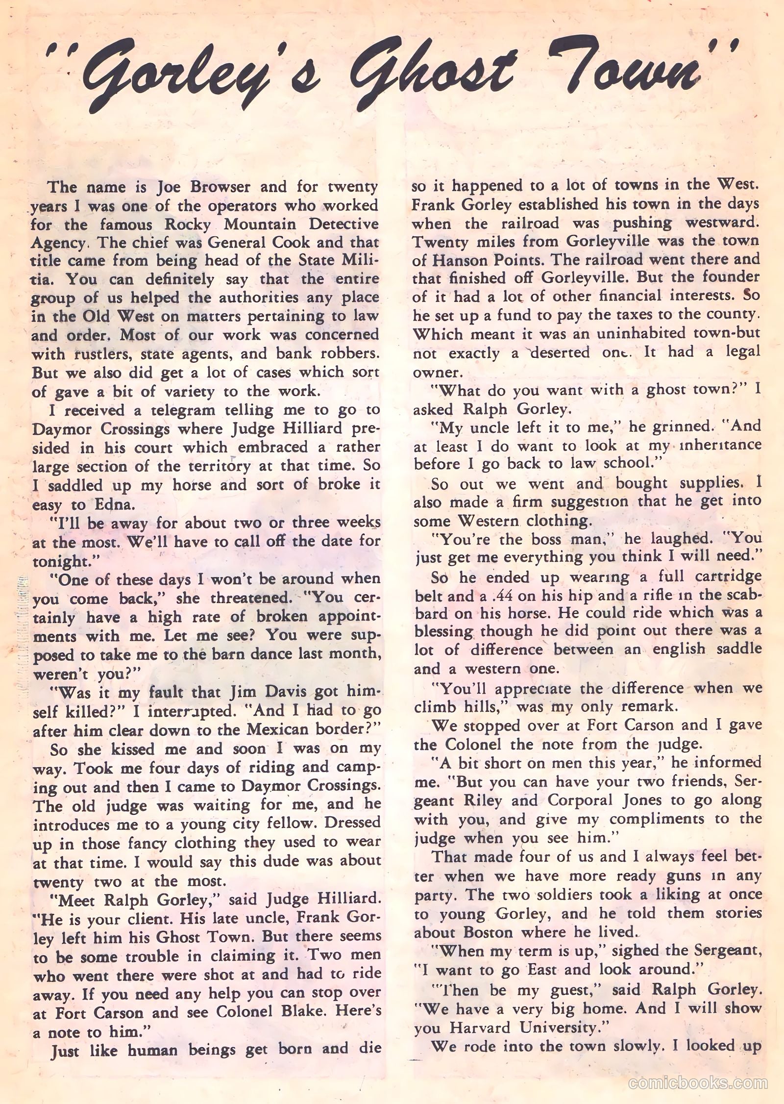 Kid Montana #41 (1963) — page 20 of 36