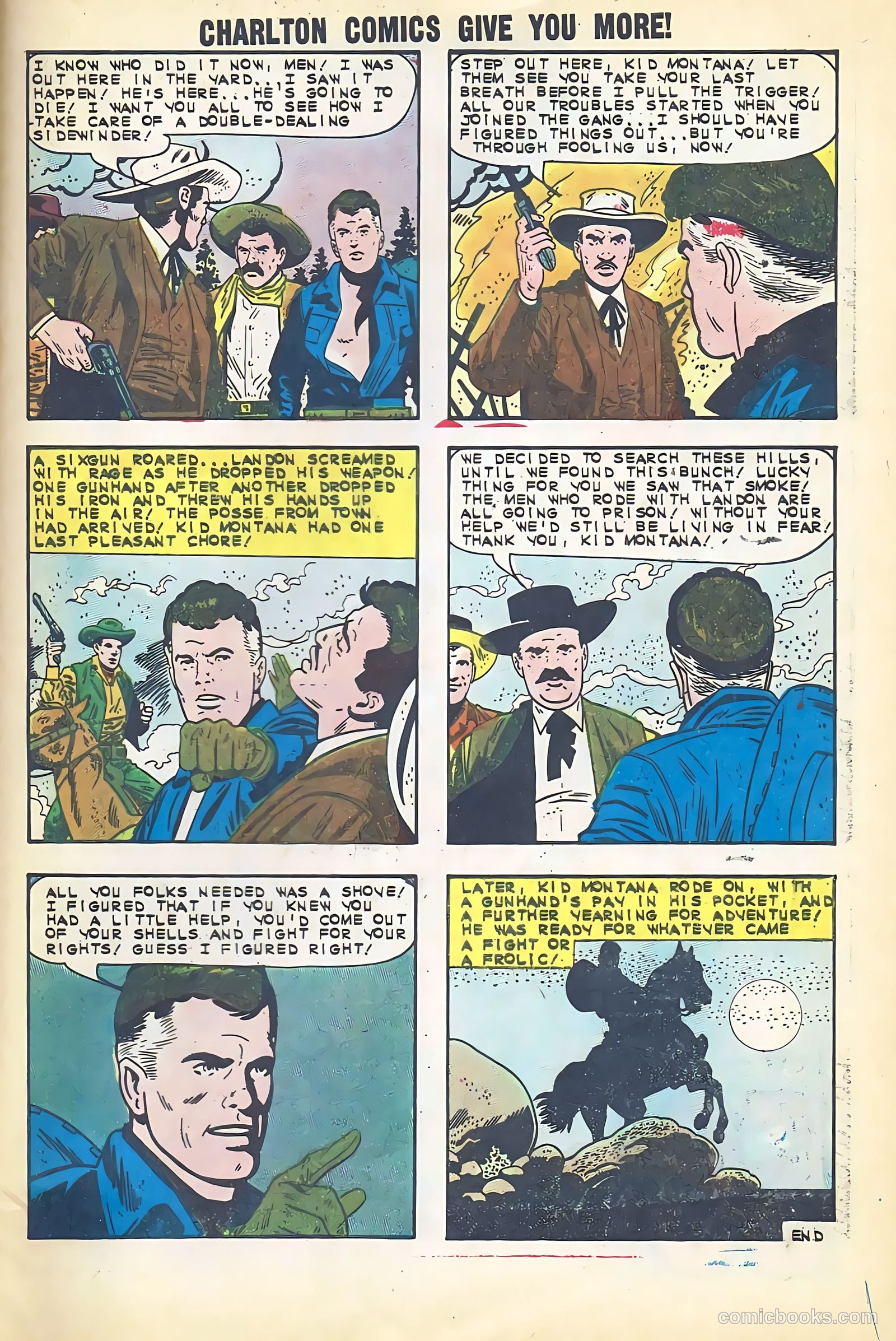 Kid Montana #44 (1964) — page 33 of 36