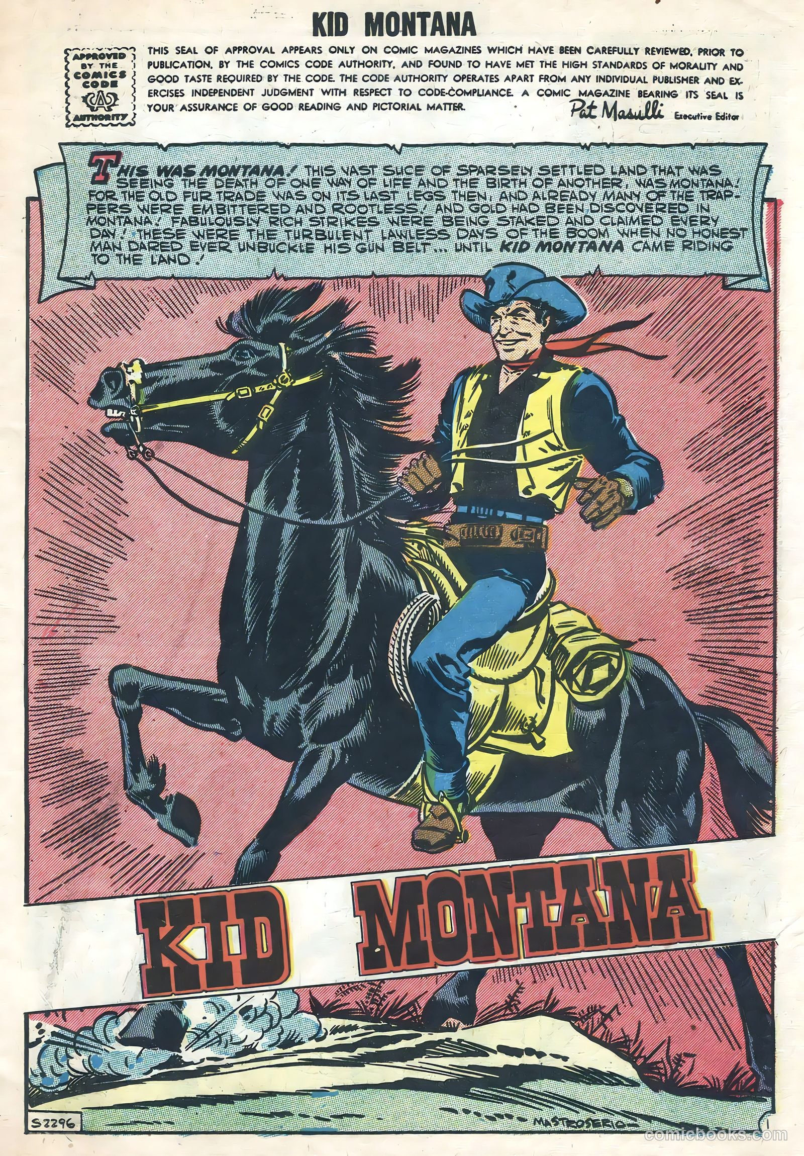 Kid Montana #9 (1957) — page 3 of 36