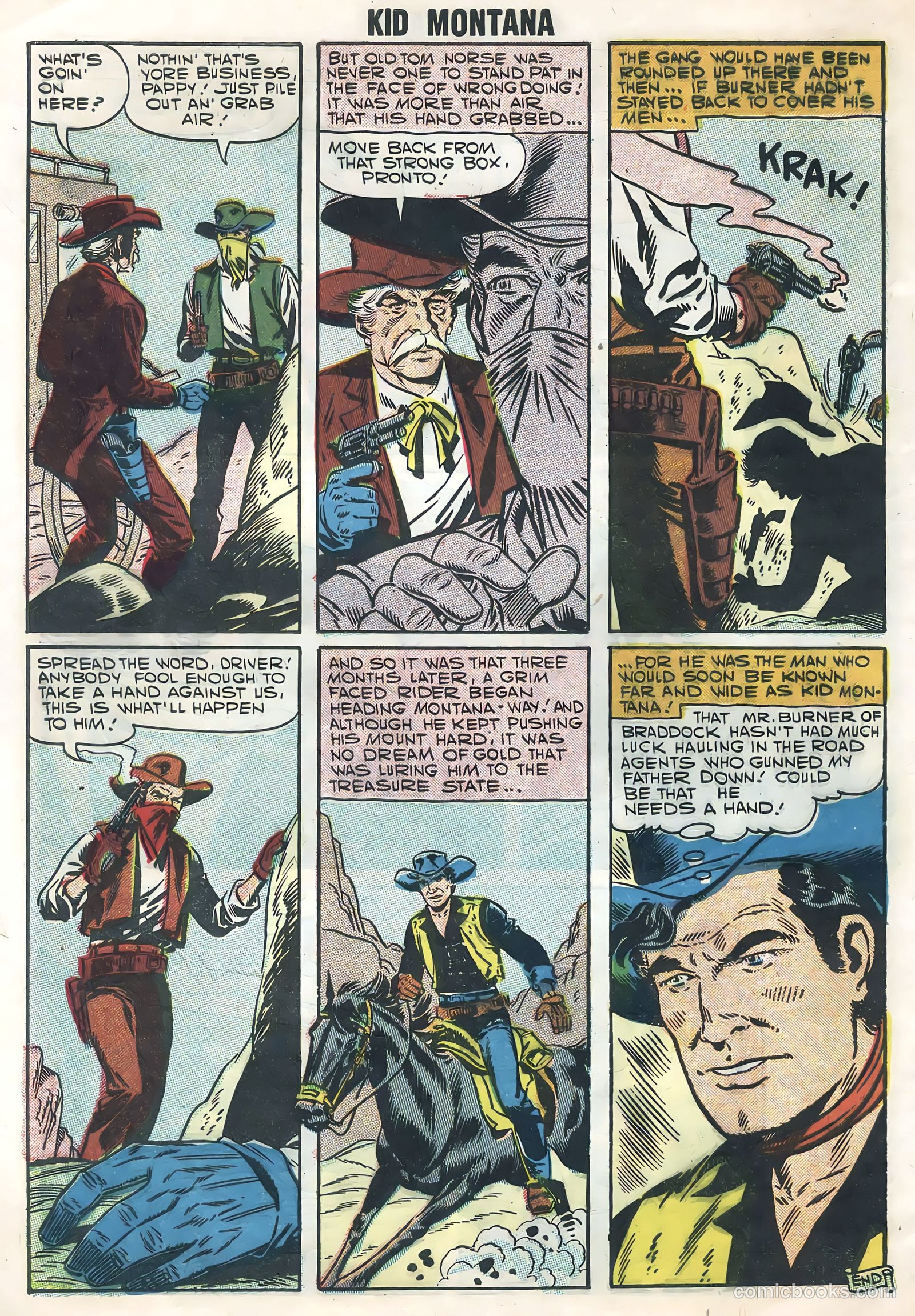 Kid Montana #9 (1957) — page 8 of 36