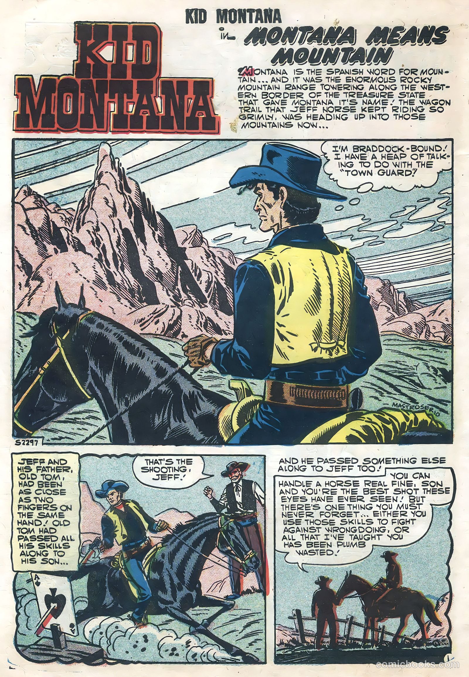 Kid Montana #9 (1957) — page 10 of 36