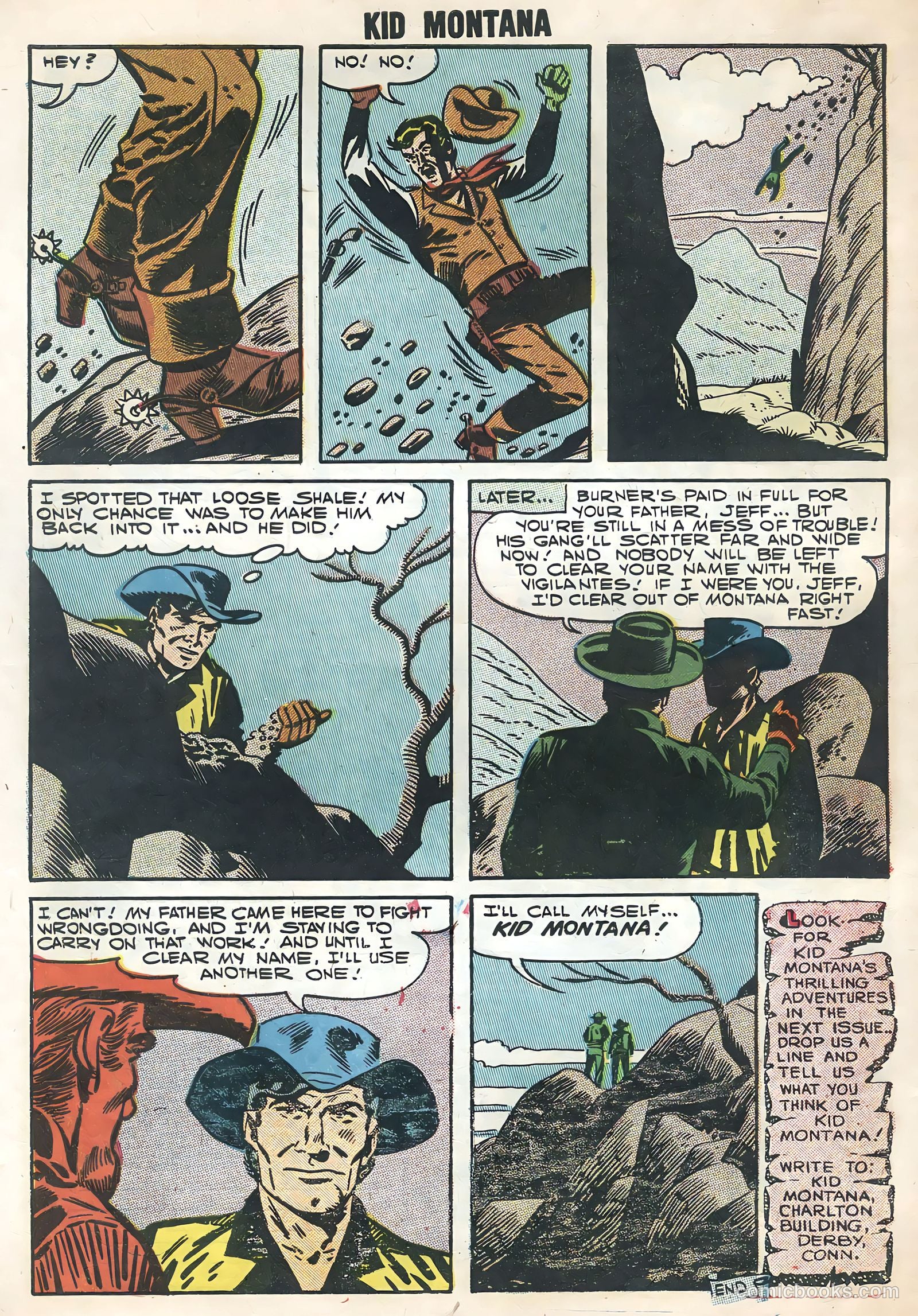 Kid Montana #9 (1957) — page 32 of 36