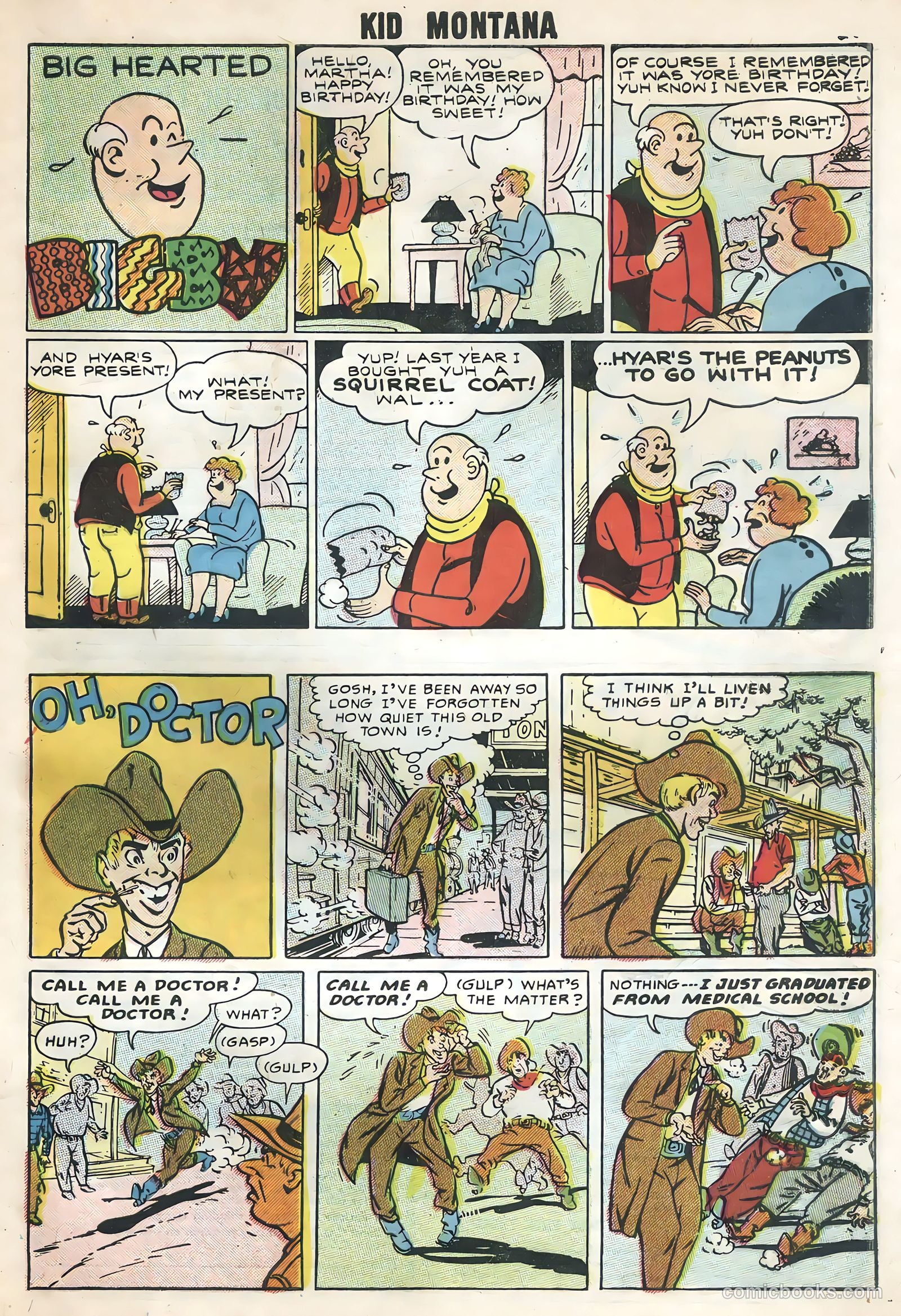 Kid Montana #9 (1957) — page 33 of 36