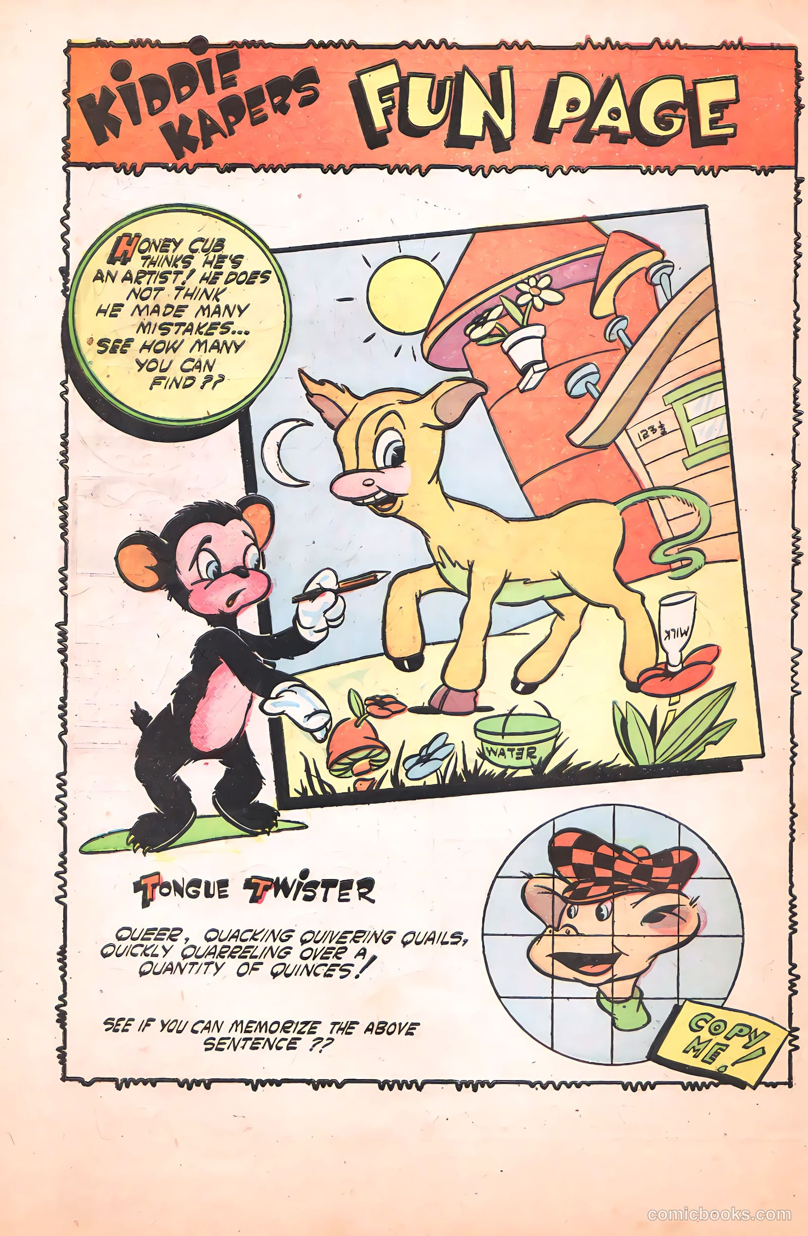 Kiddie Kapers #1 (1945) — page 34 of 36