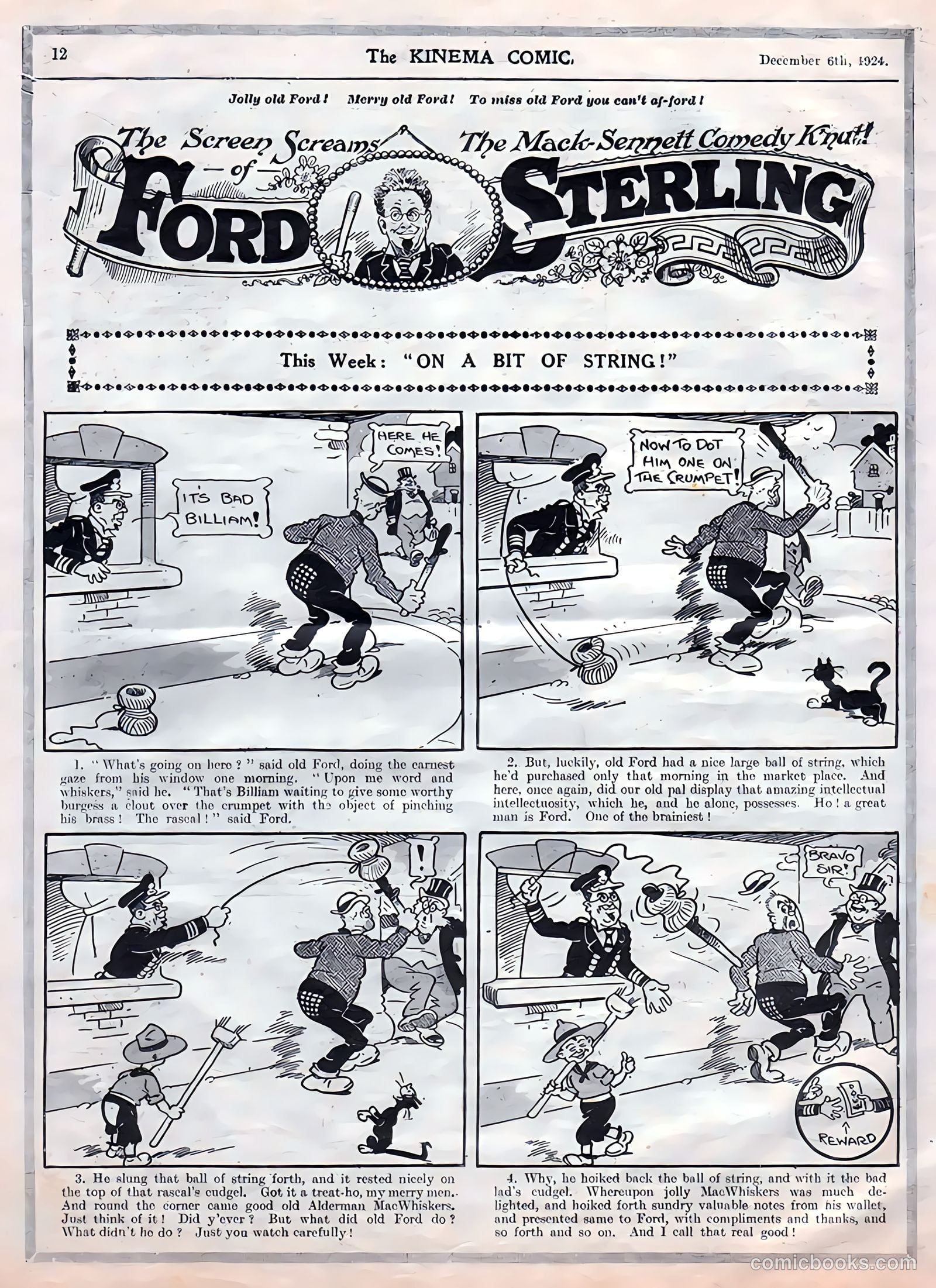 Kinema Comic #242 (1924) — page 4 of 10