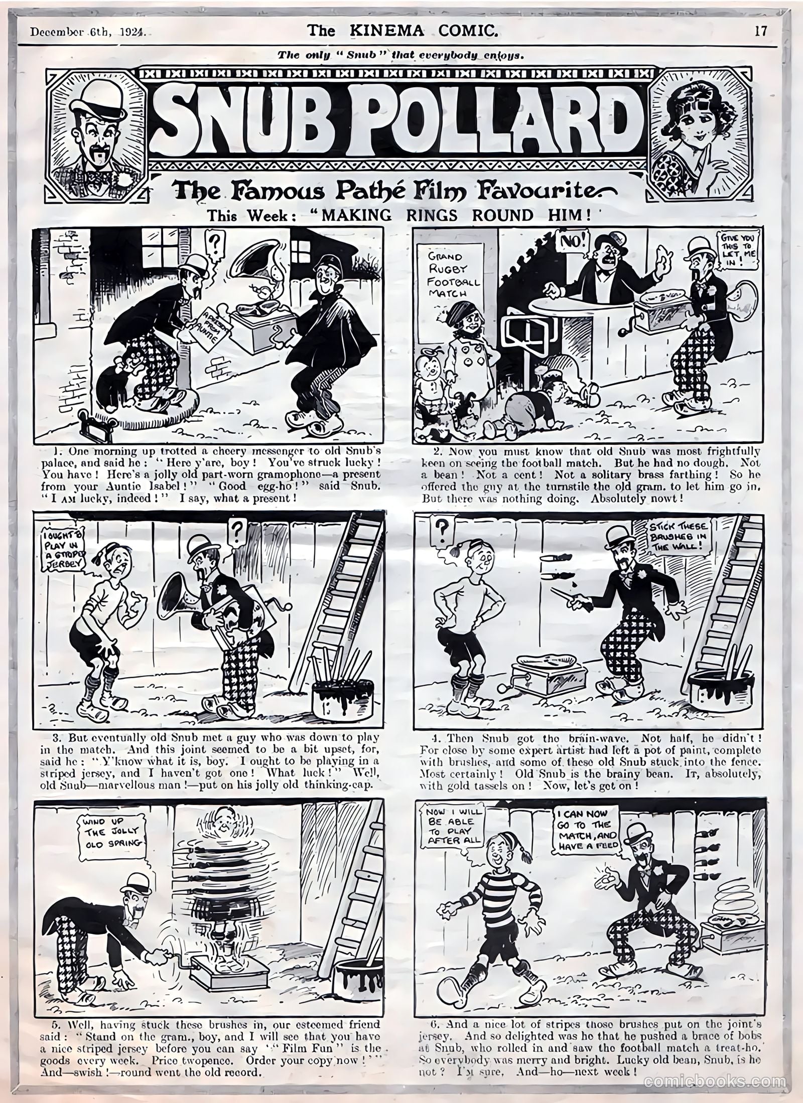 Kinema Comic #242 (1924) — page 7 of 10