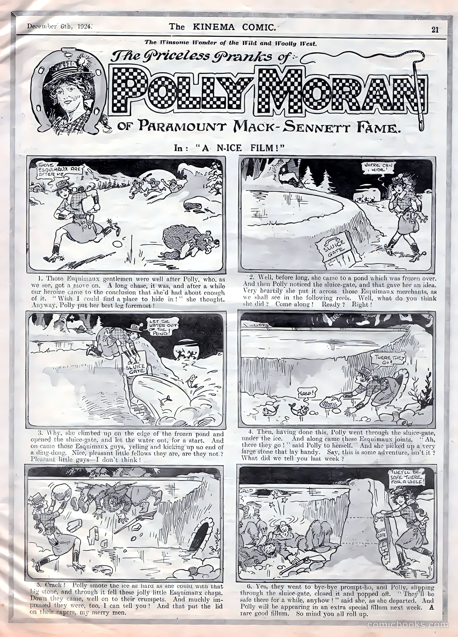 Kinema Comic #242 (1924) — page 8 of 10