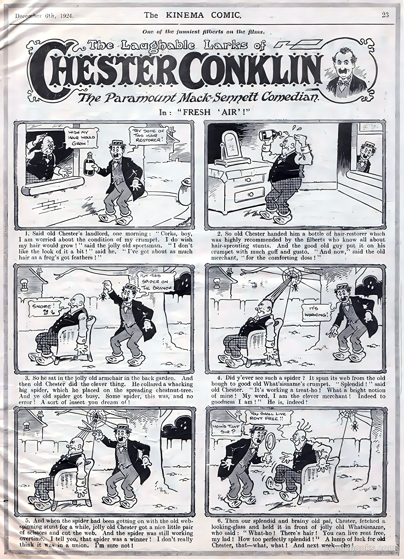 Kinema Comic #242 (1924) — page 9 of 10