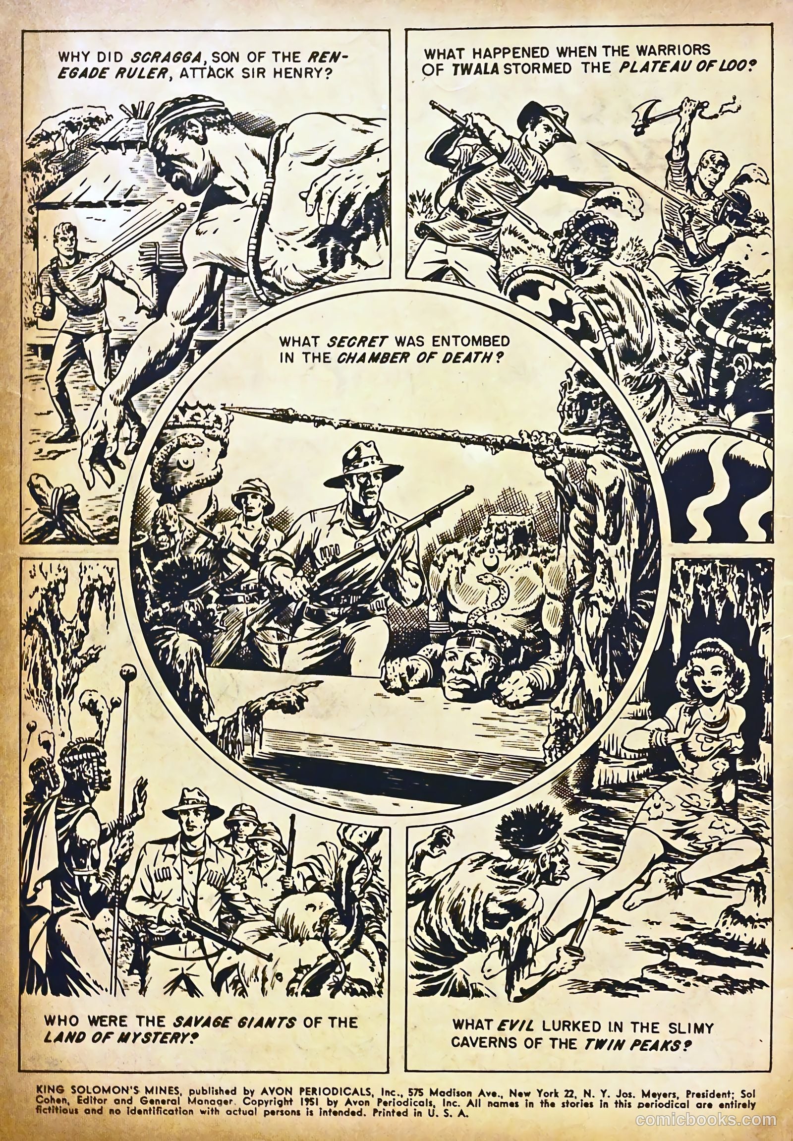 King Solomon's Mines #1 (1951) — page 2 of 36