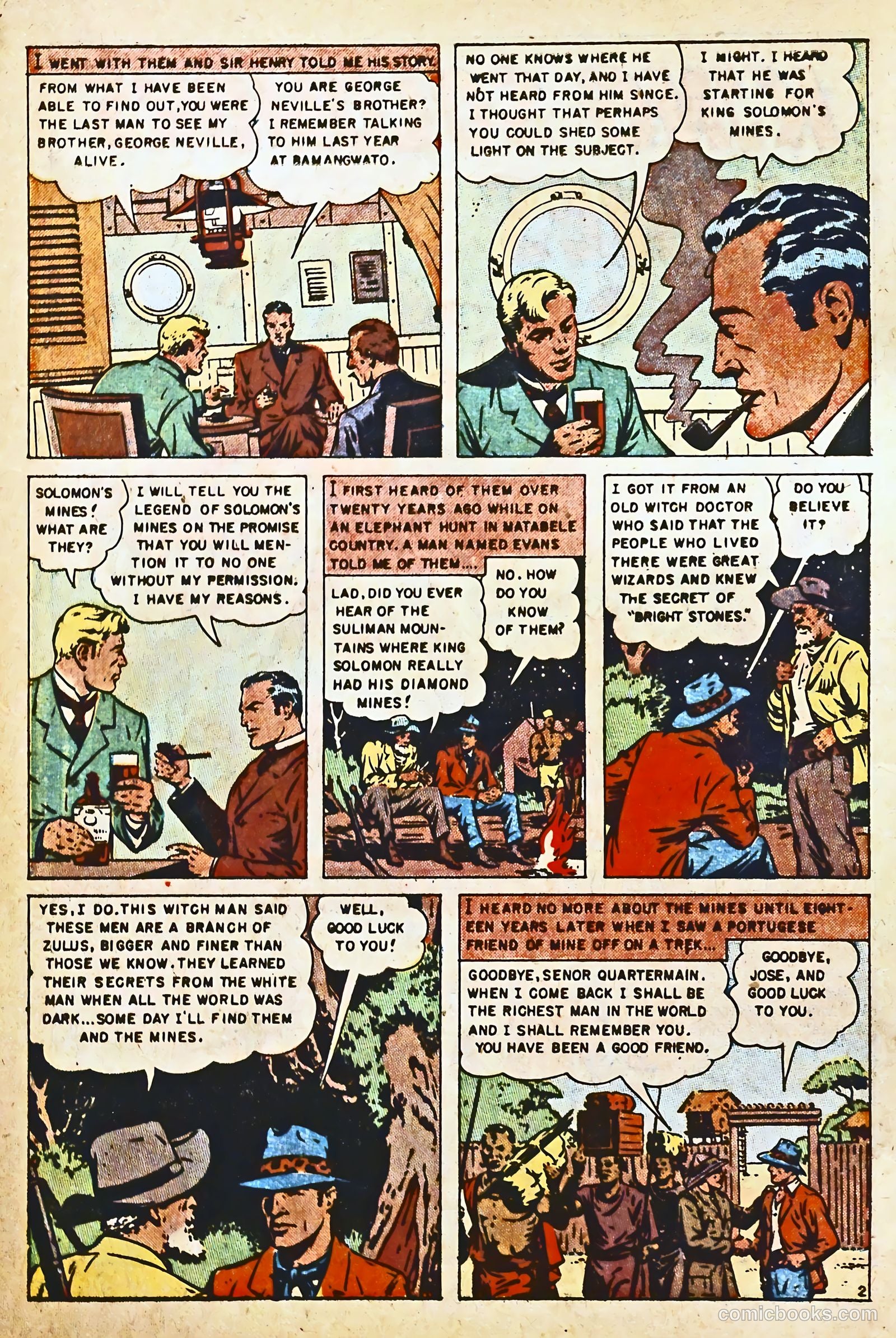 King Solomon's Mines #1 (1951) — page 4 of 36